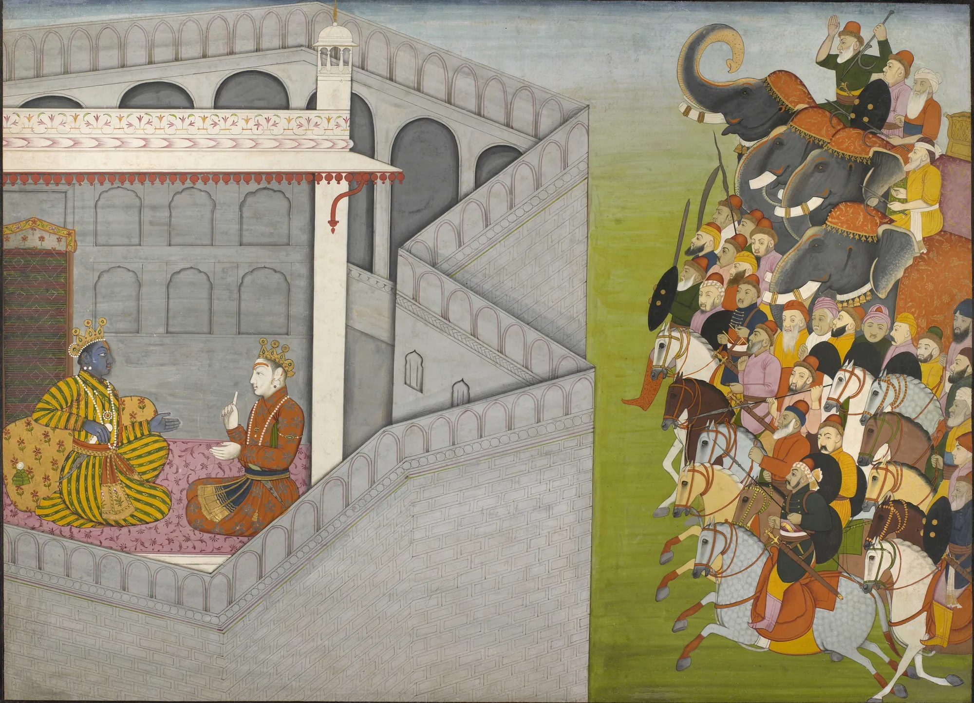 The Siege of Mathura by Jarasandha