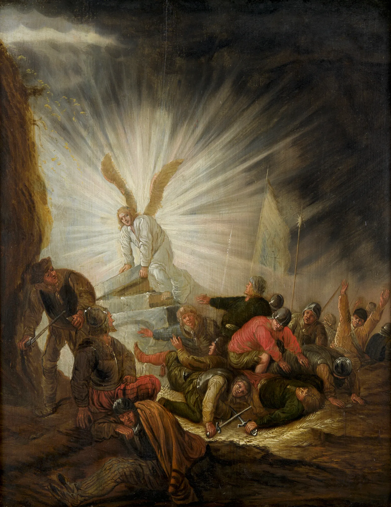 An Angel Opens the Grave of Christ