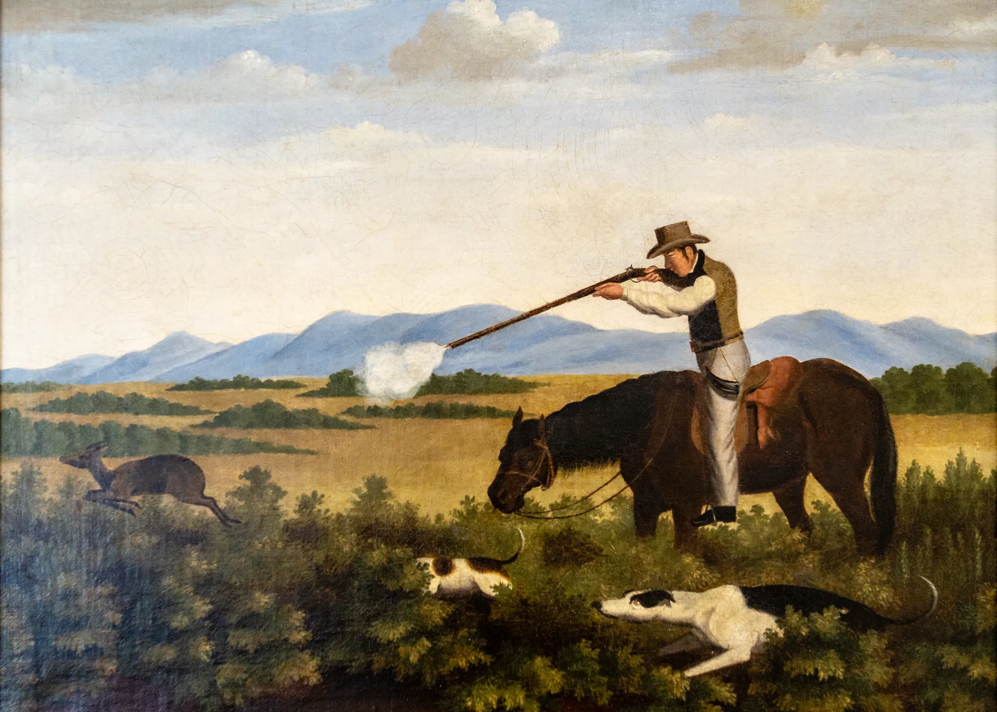 Man Shooting a Duiker