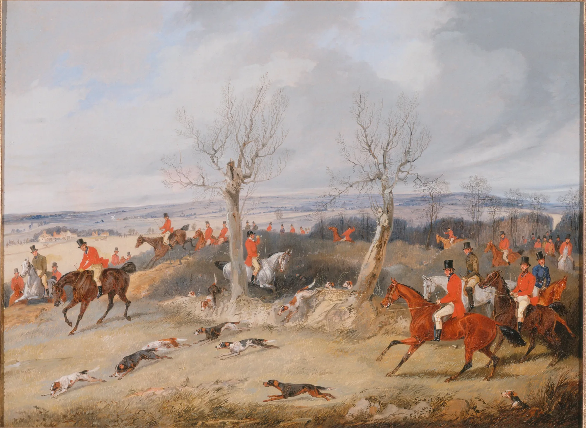 Hunting Scene: In Full Cry