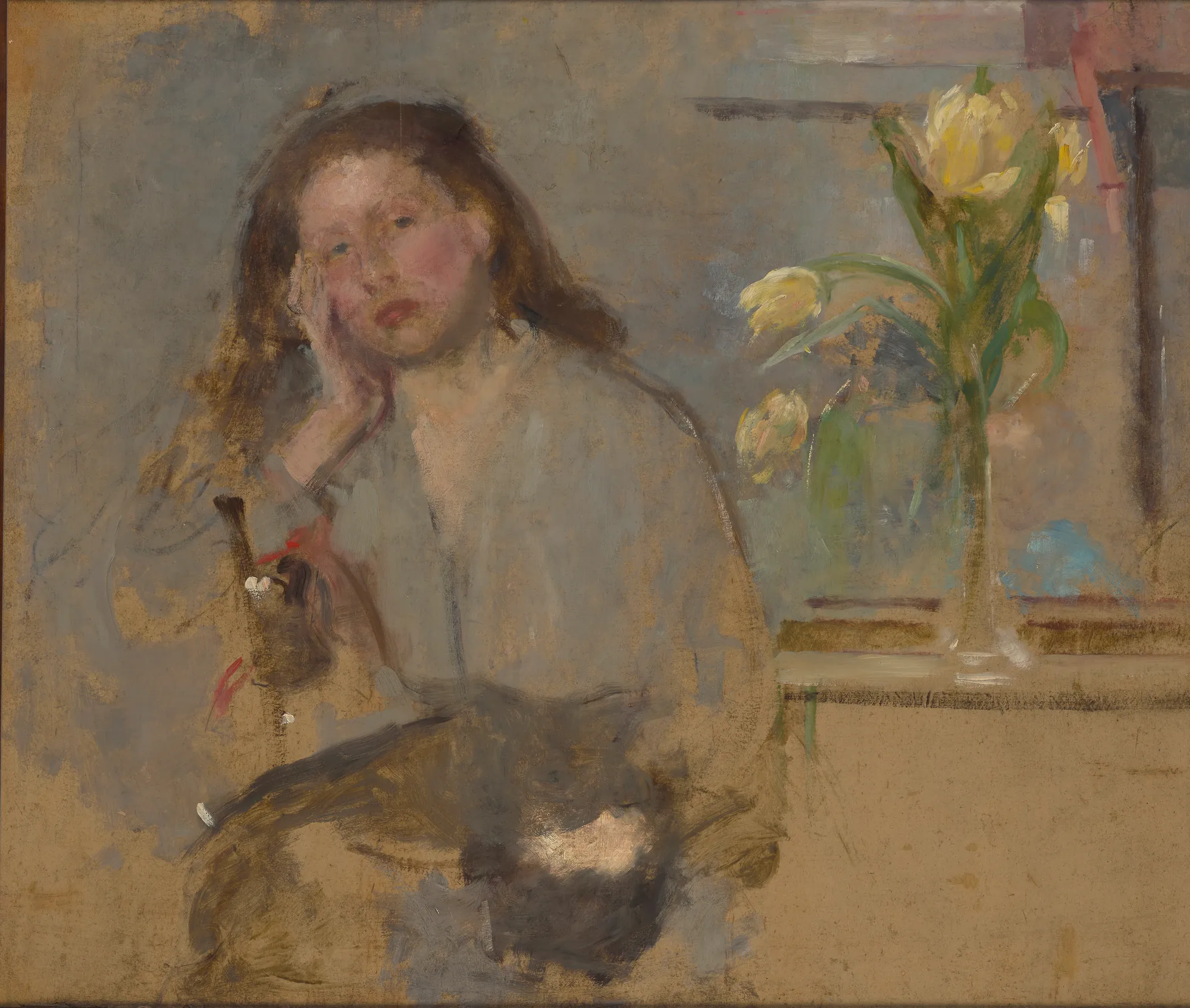 Portrait Sketch of a Young Girl