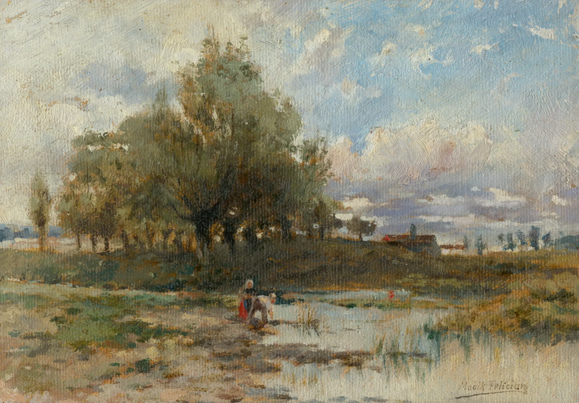 Landscape with Pond