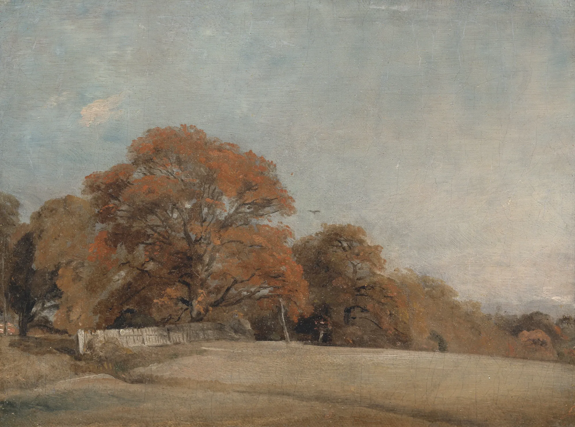 An Autumnal Landscape at East Bergholt