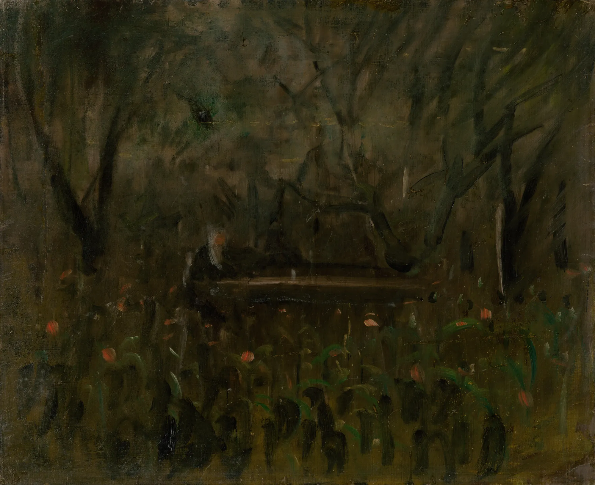 At the Table in the Garden (V záhrade za stolom)