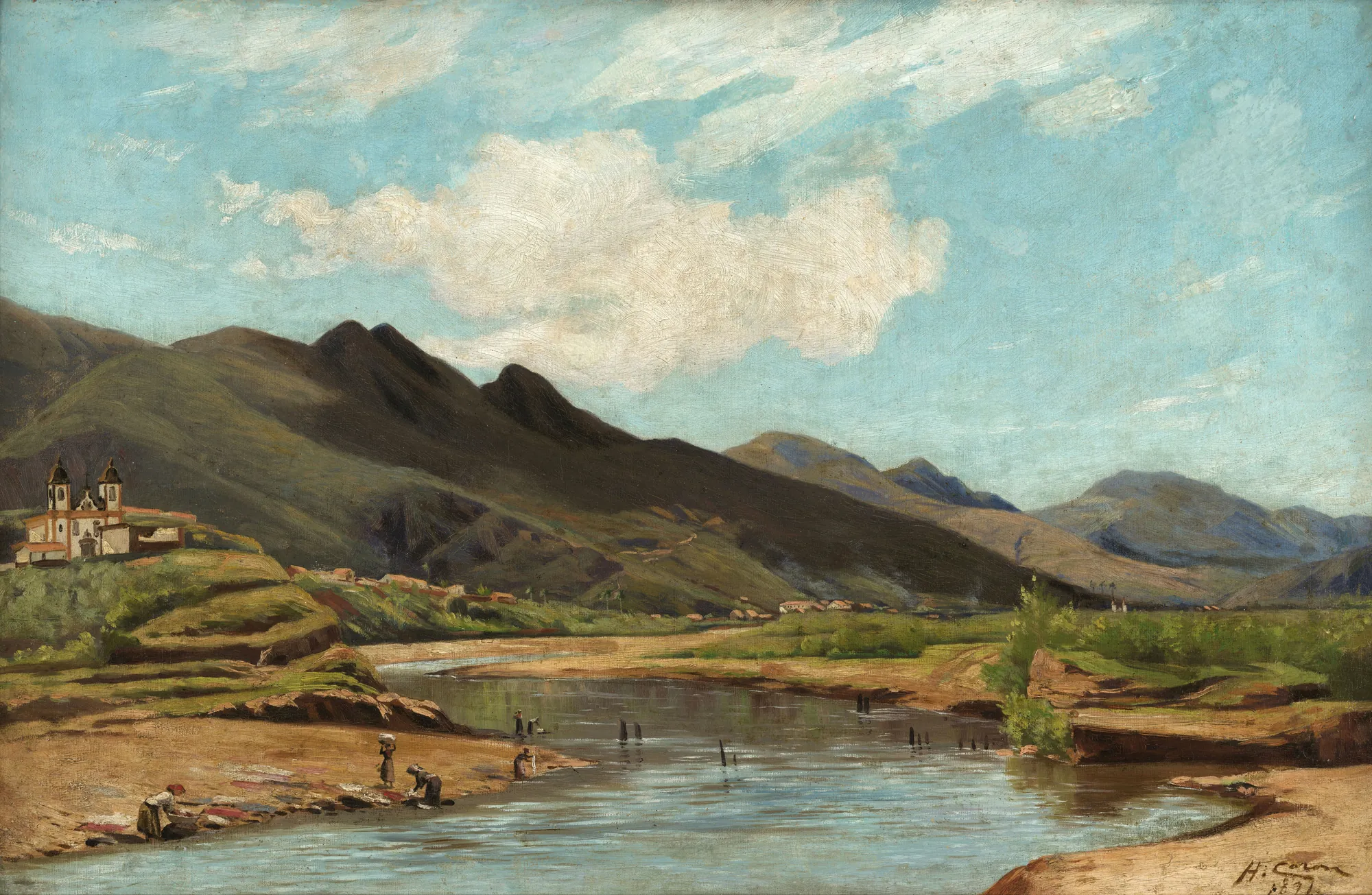 Landscape of Sabará, Minas Gerais