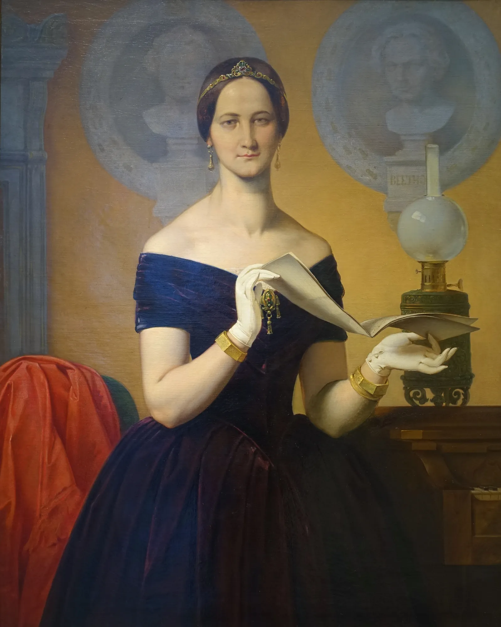 Portrait of the Singer Caroline Hetzenecker