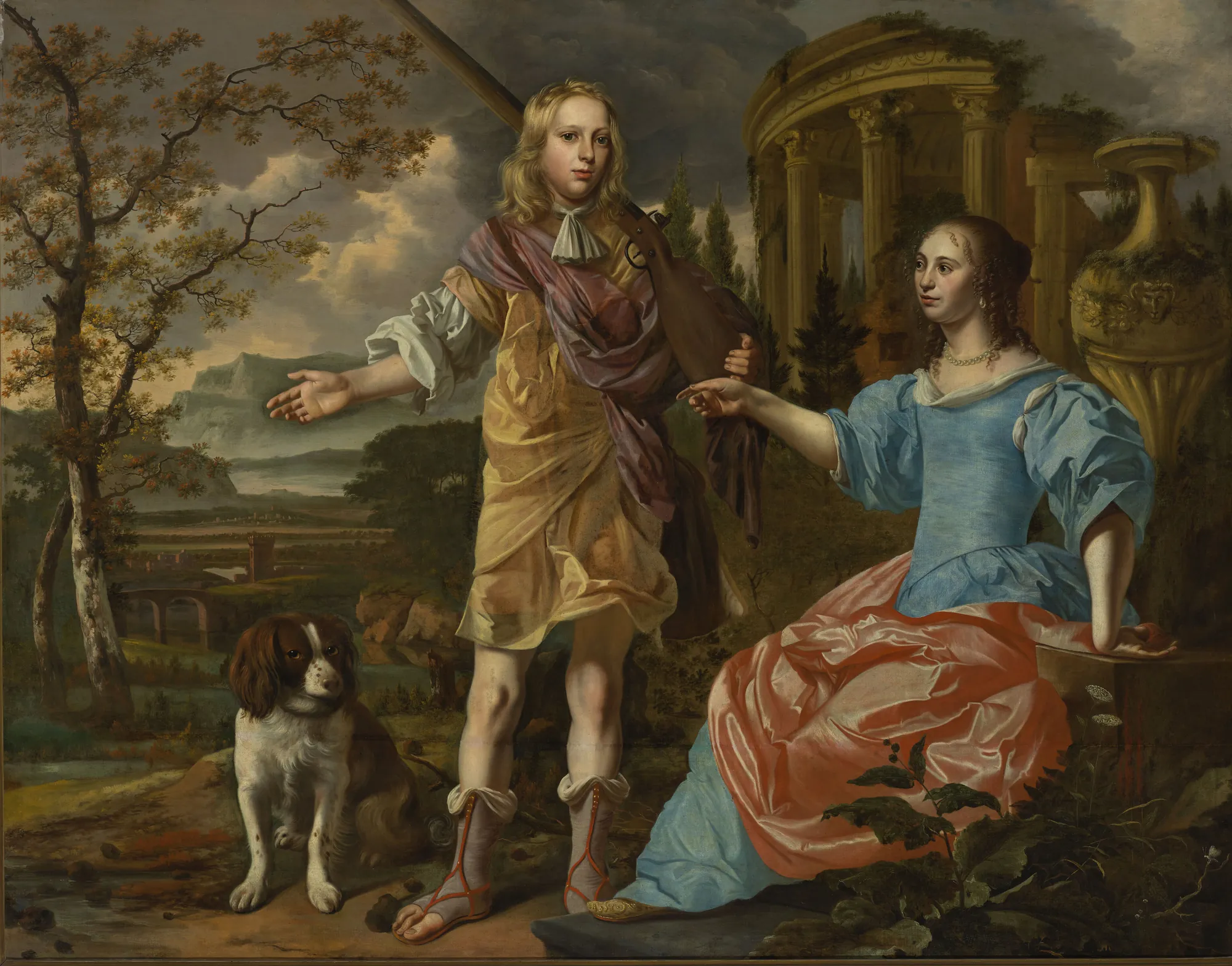 Portrait of a Hunter and a Lady