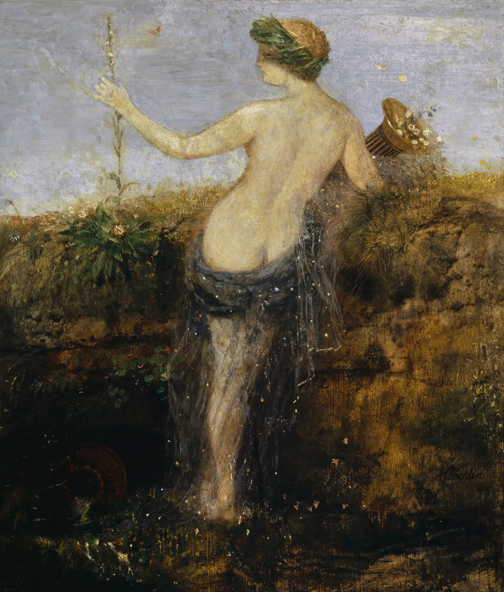 Nymph with Horn of Plenty