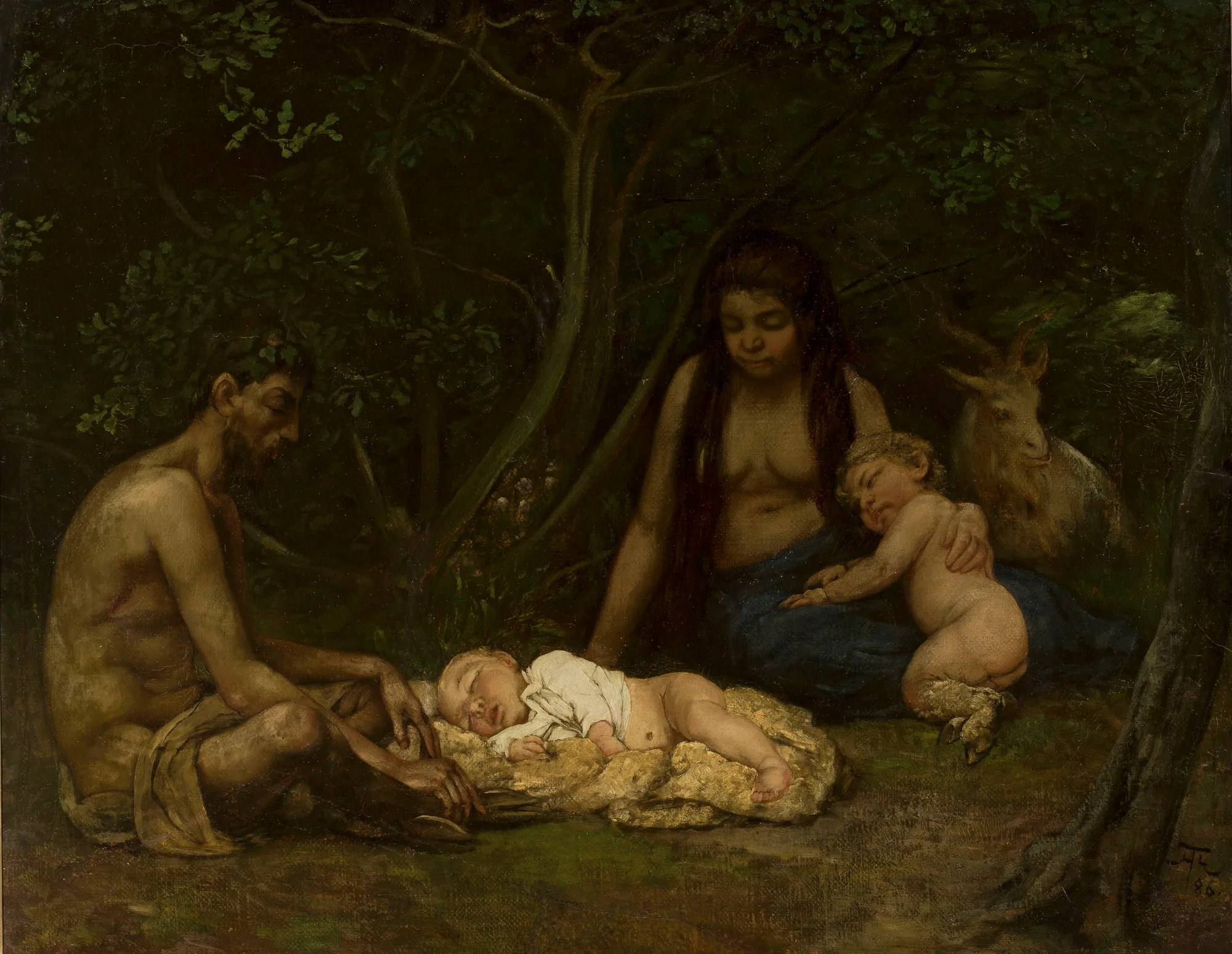 Satyr's Family (The Upbringing of Zeus)
