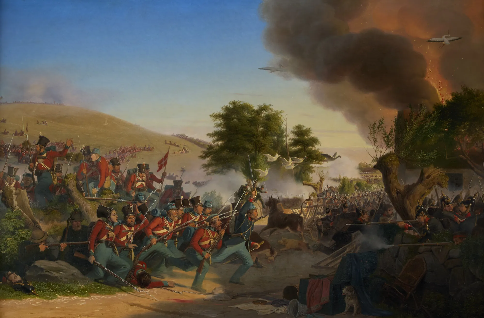 The Attack from Dybbøl, June 5 1848