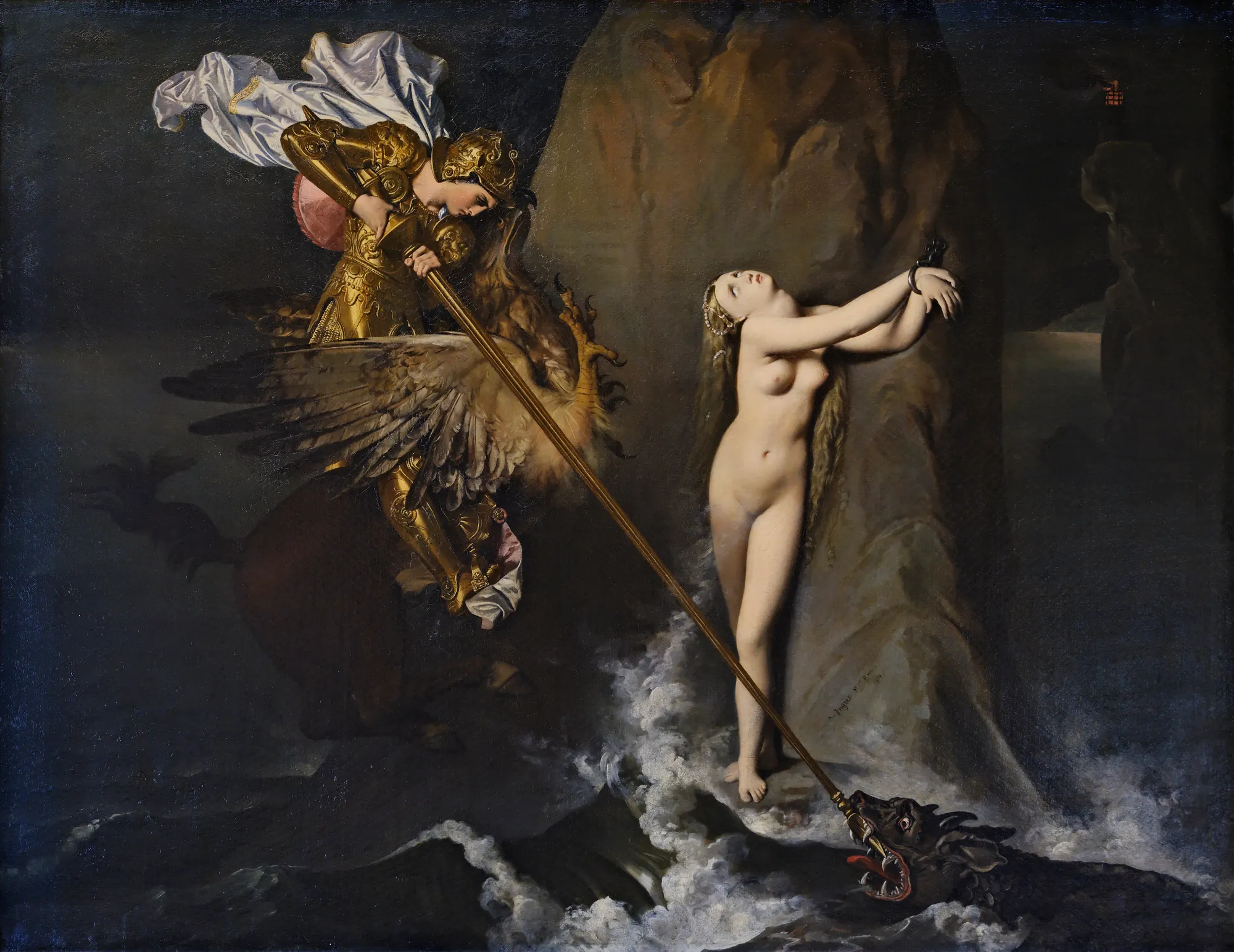 Ruggiero Rescuing Angelica