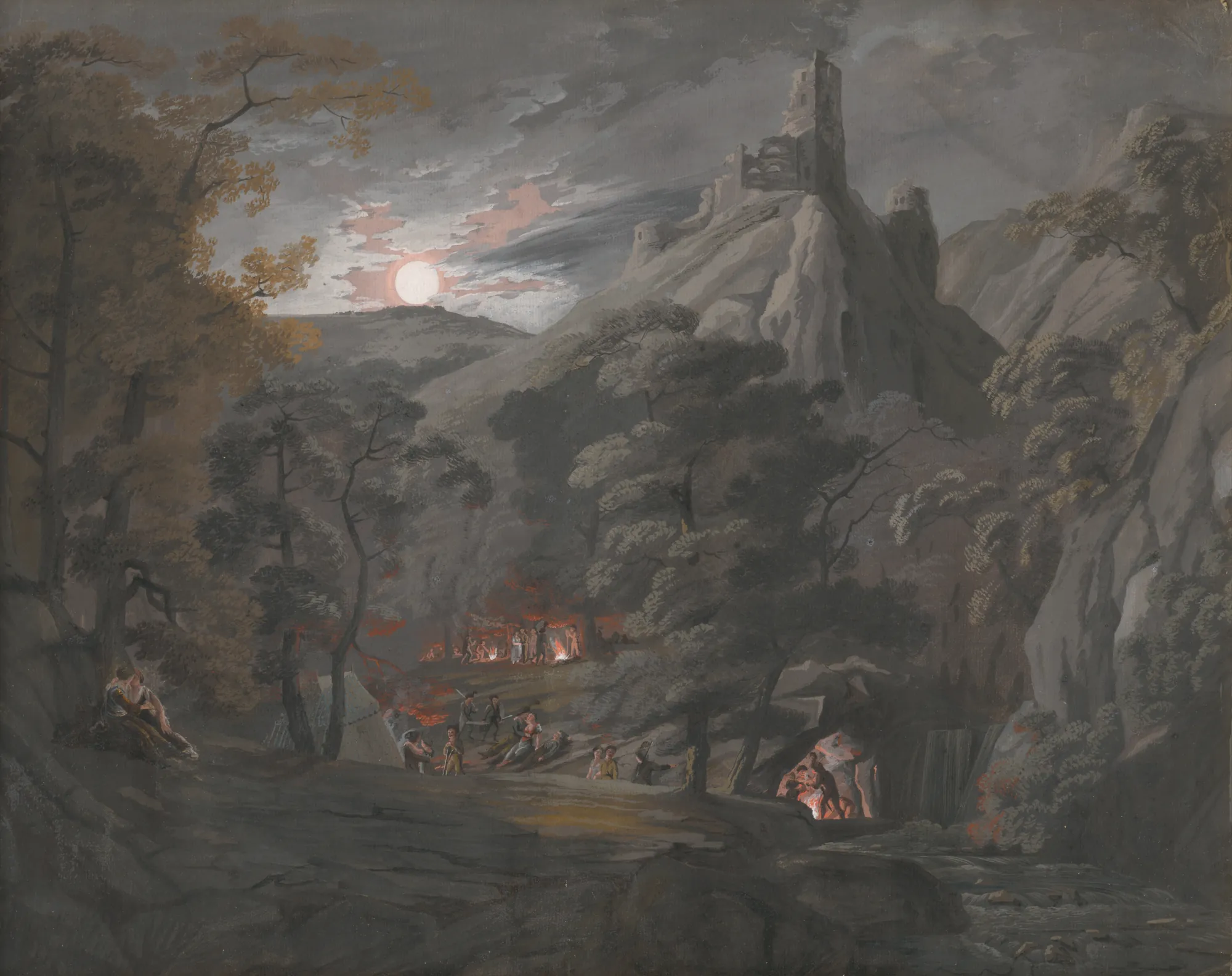 Military Camp in the Forest