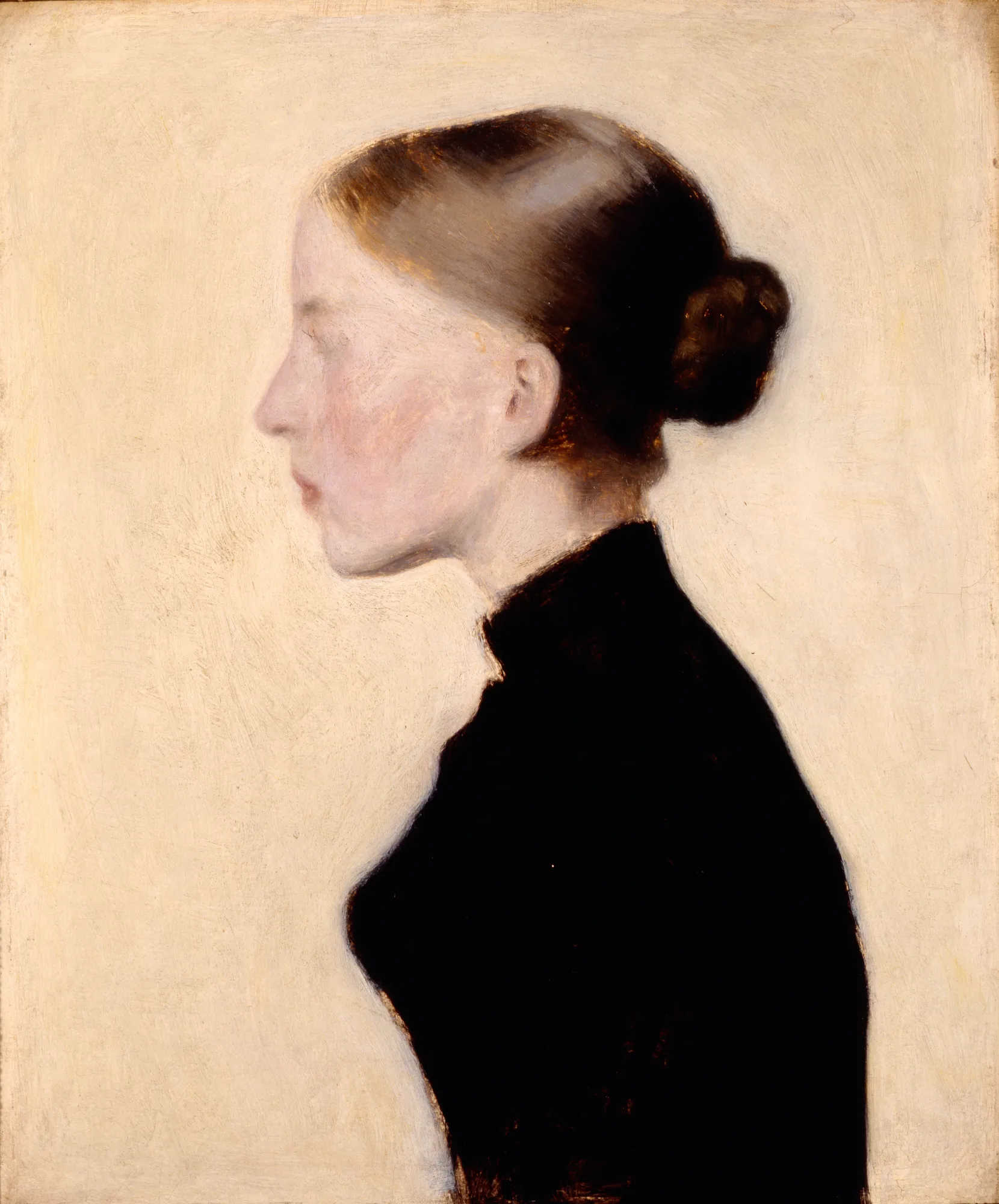 A Young Girl (En ung brystsyg pige)