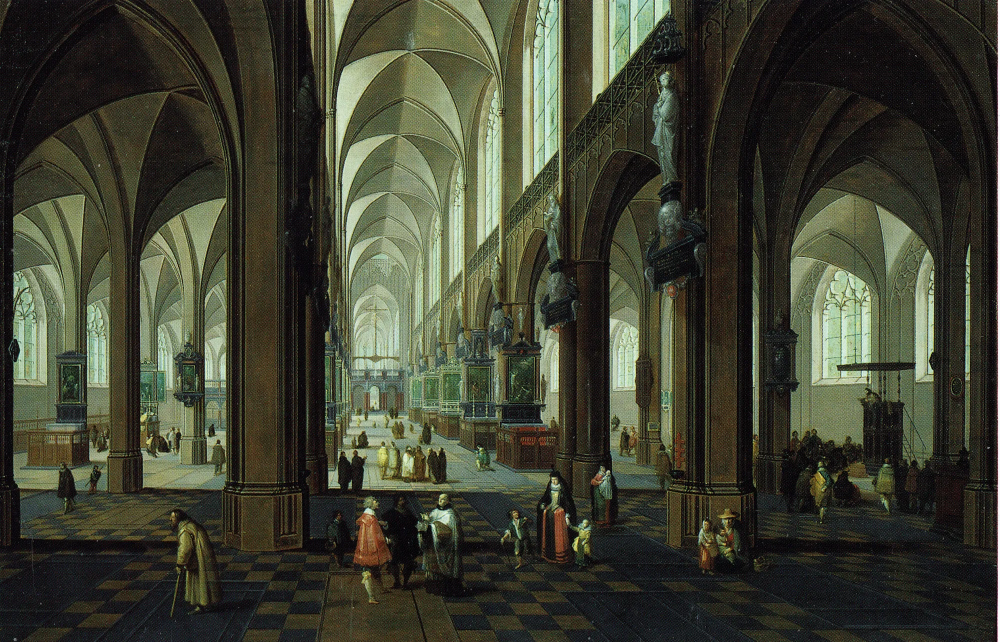 Interior of Antwerp Cathedral