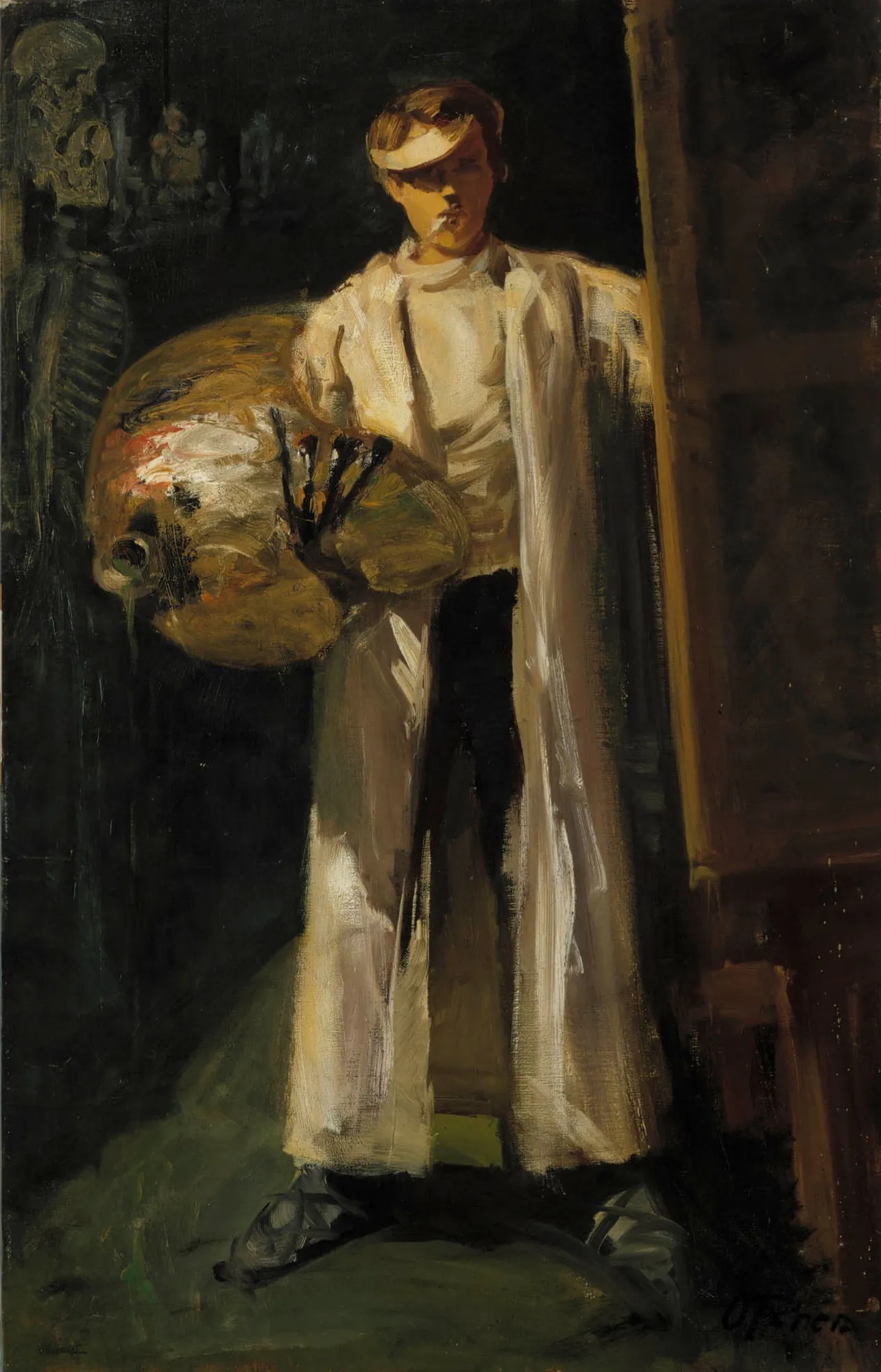 Self-Portrait in Electric Light