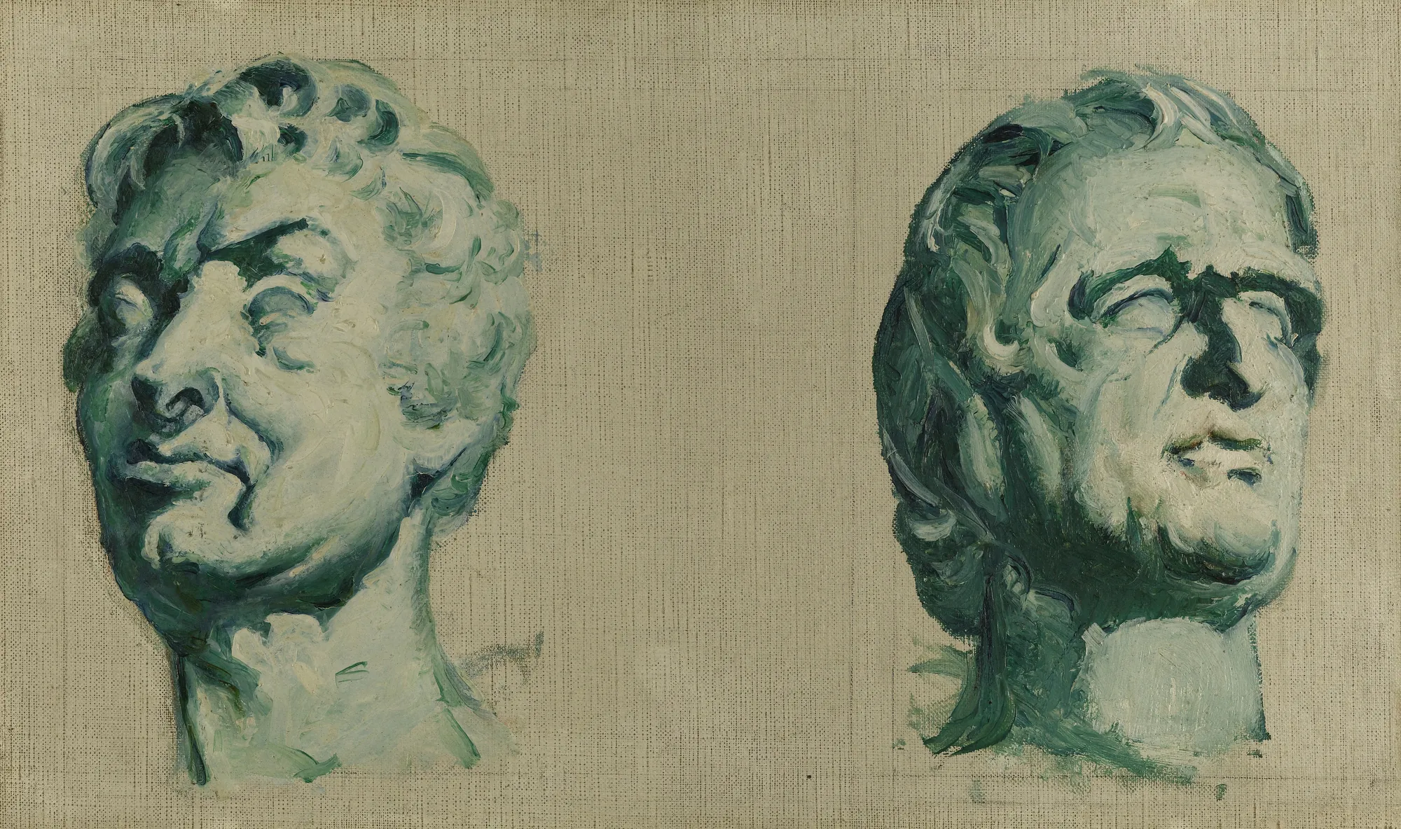 Two Figure Studies for the Salon des Sciences