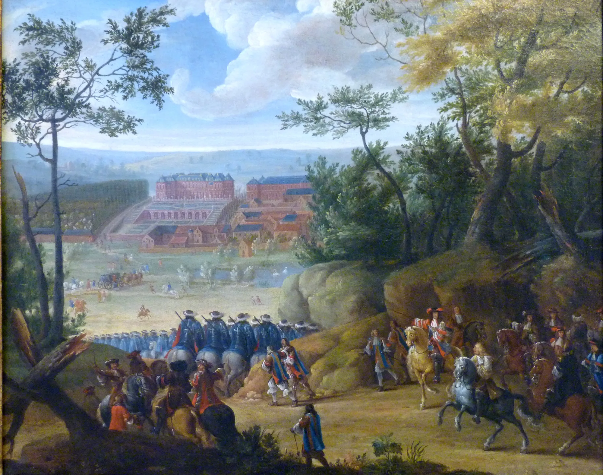 View of the Palace of Versailles