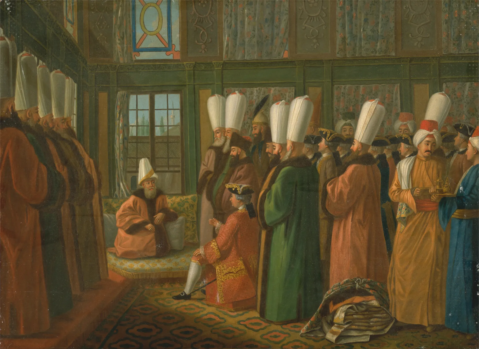 The Grand Vizier giving Audience to the English Ambassador