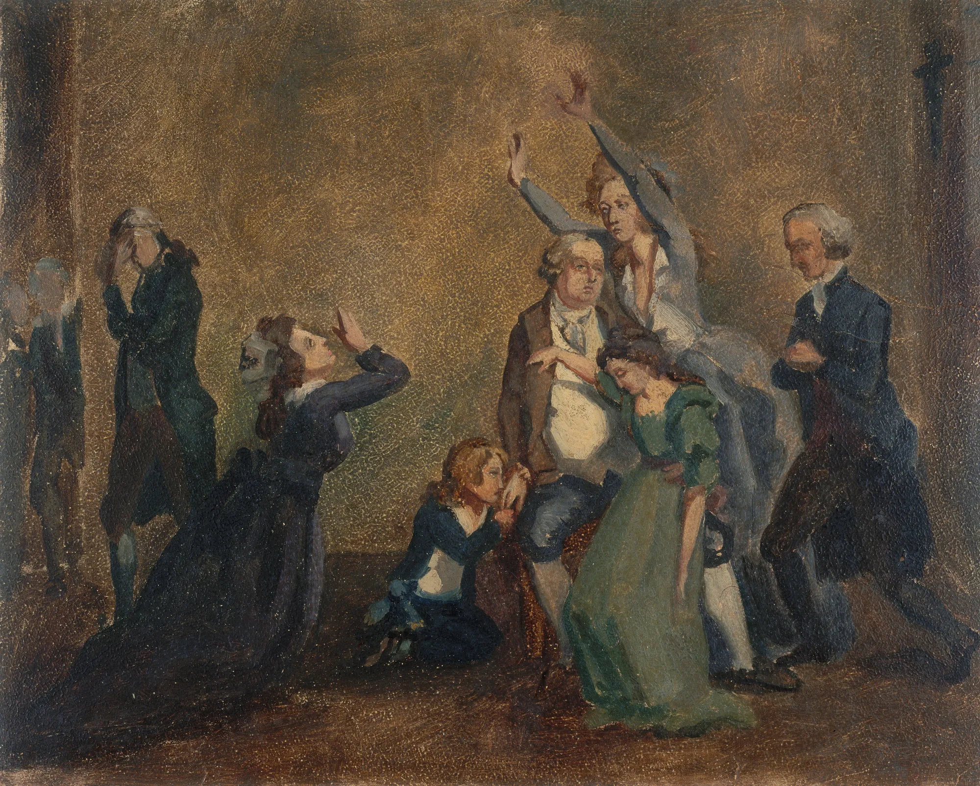 Adieux de Louis XVI à sa famille