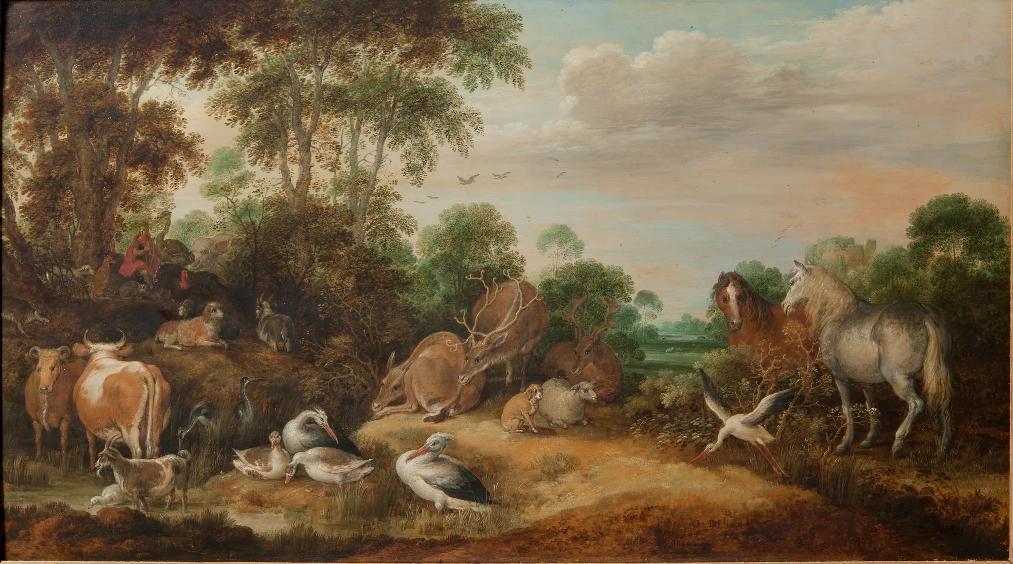 Orpheus Playing for the Animals