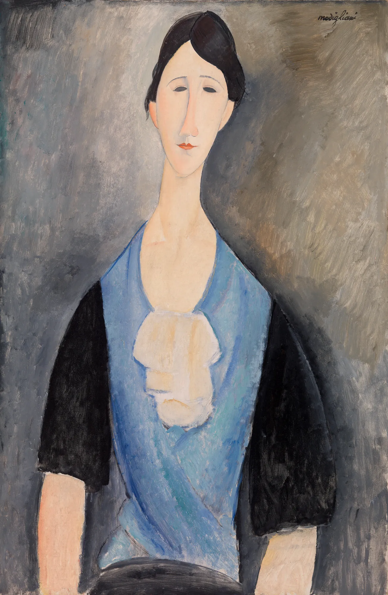Young Woman in Blue (Giovane donna in azzurro)