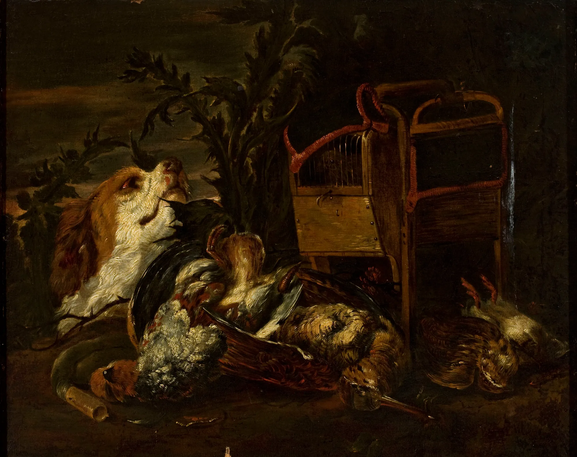 Hunting Trophies and a Dog