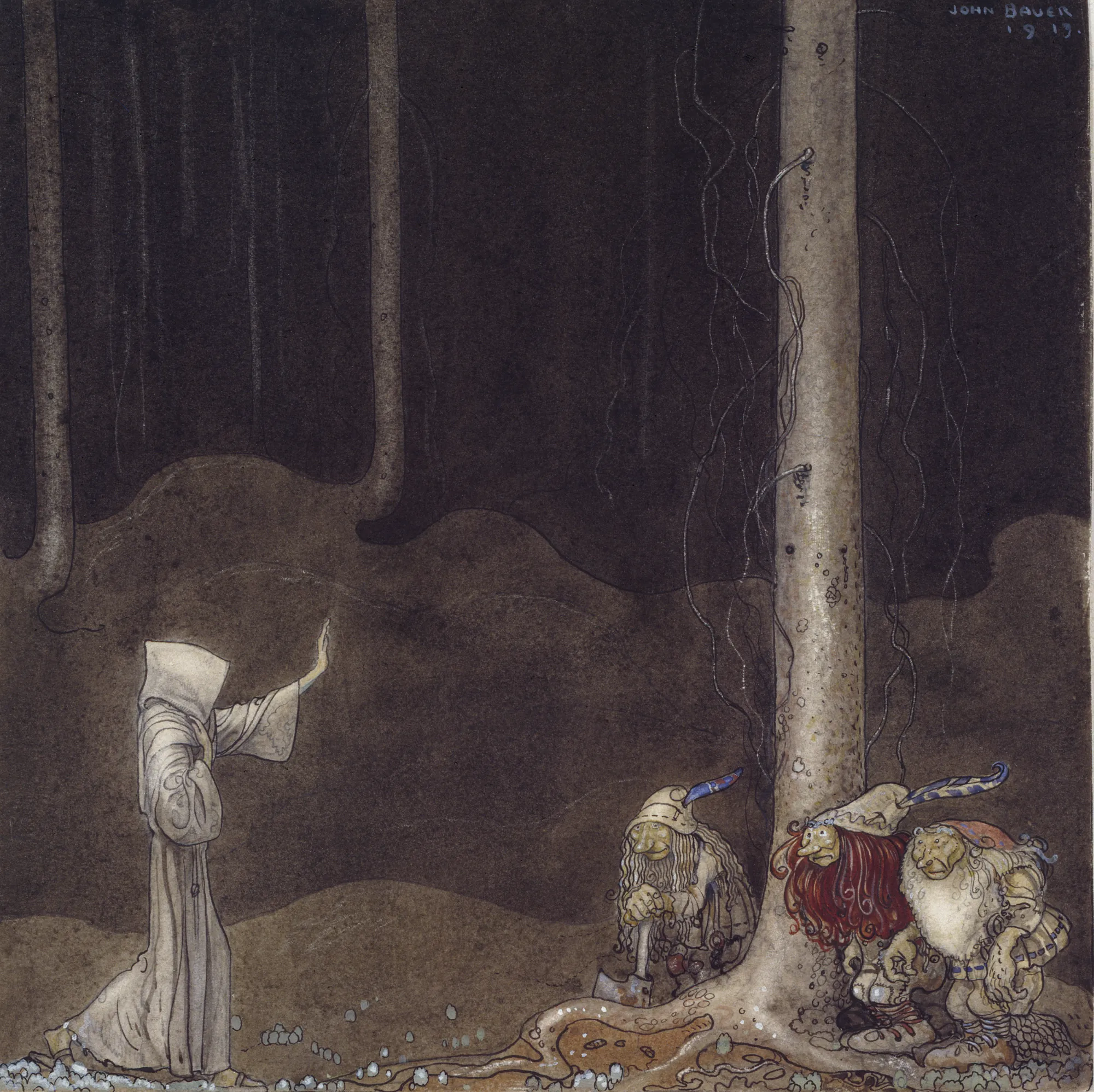 Brother St. Martin and the Three Trolls