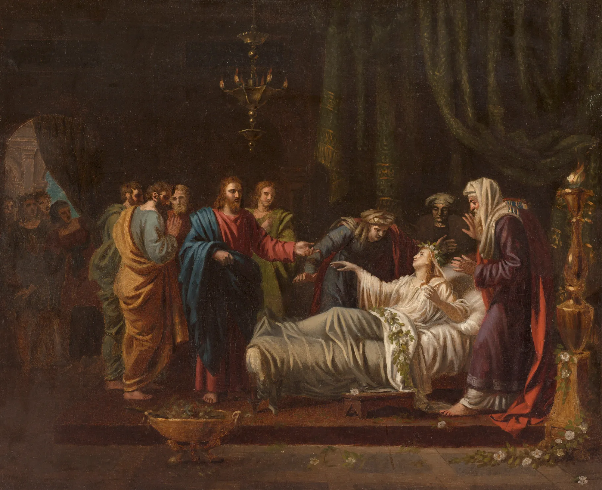 Jésus ressuscitant la fille de Jaïre