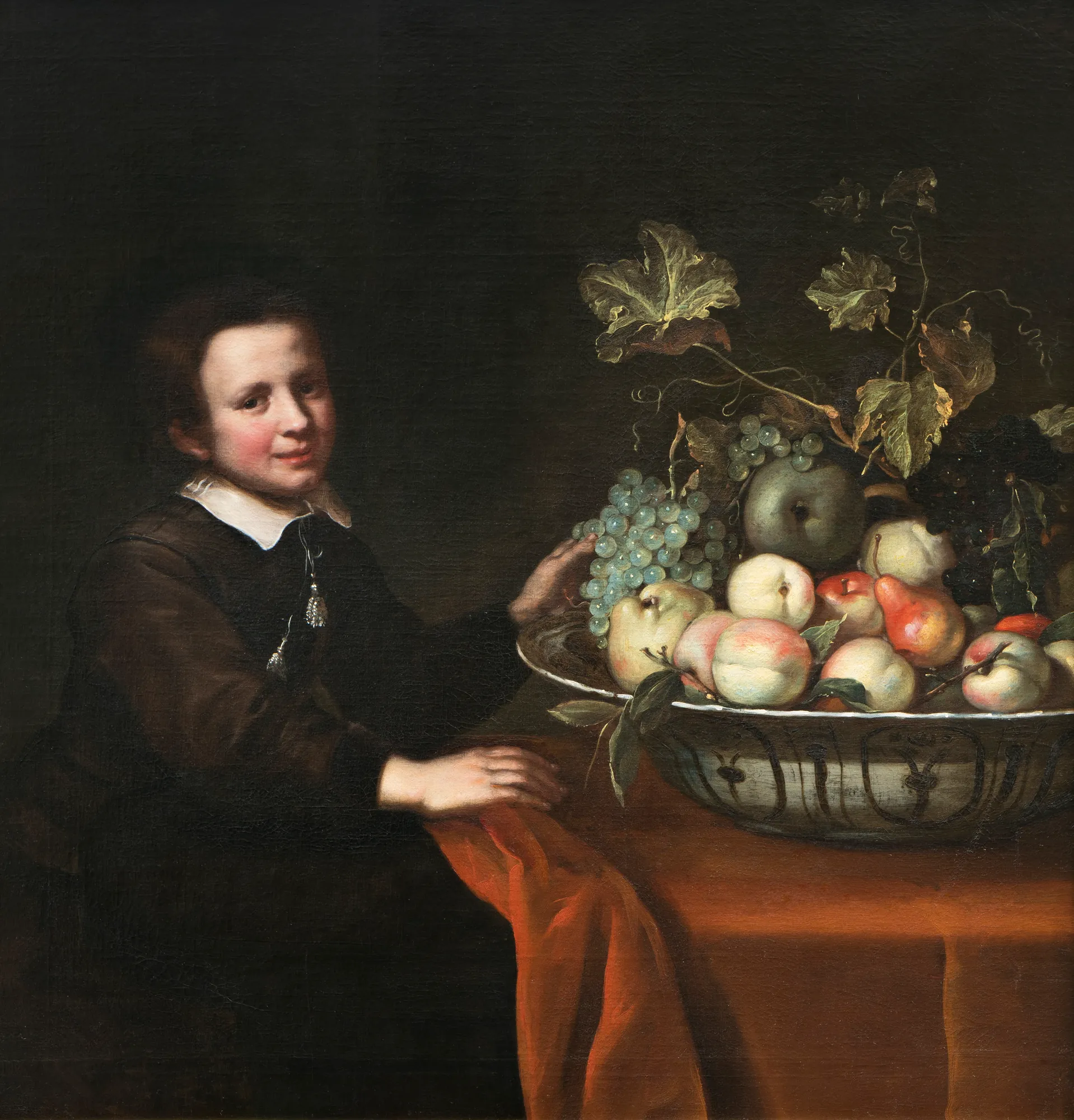 Boy with a Bowl of Fruit