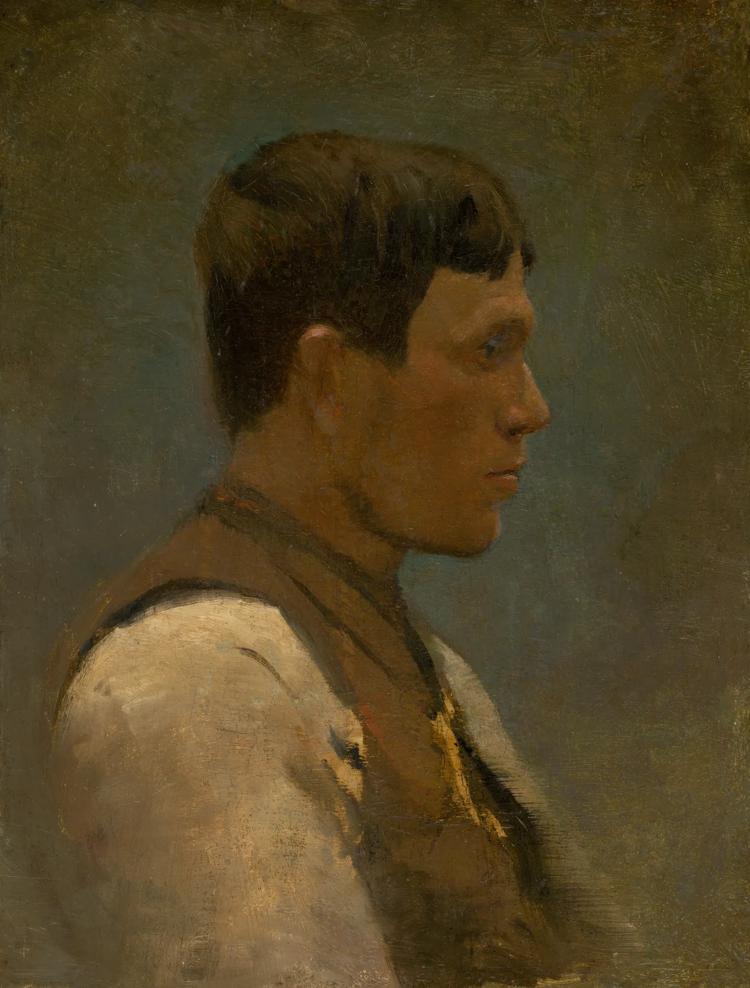 Young Boy in Profile