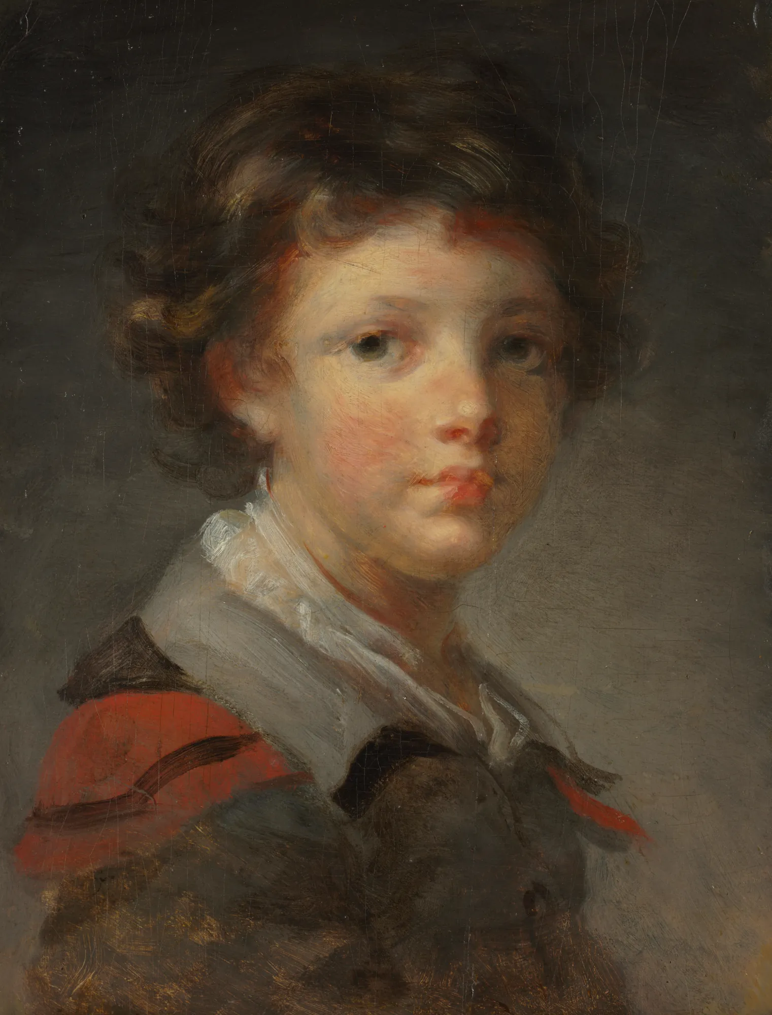 A Boy in a Red-lined Cloak