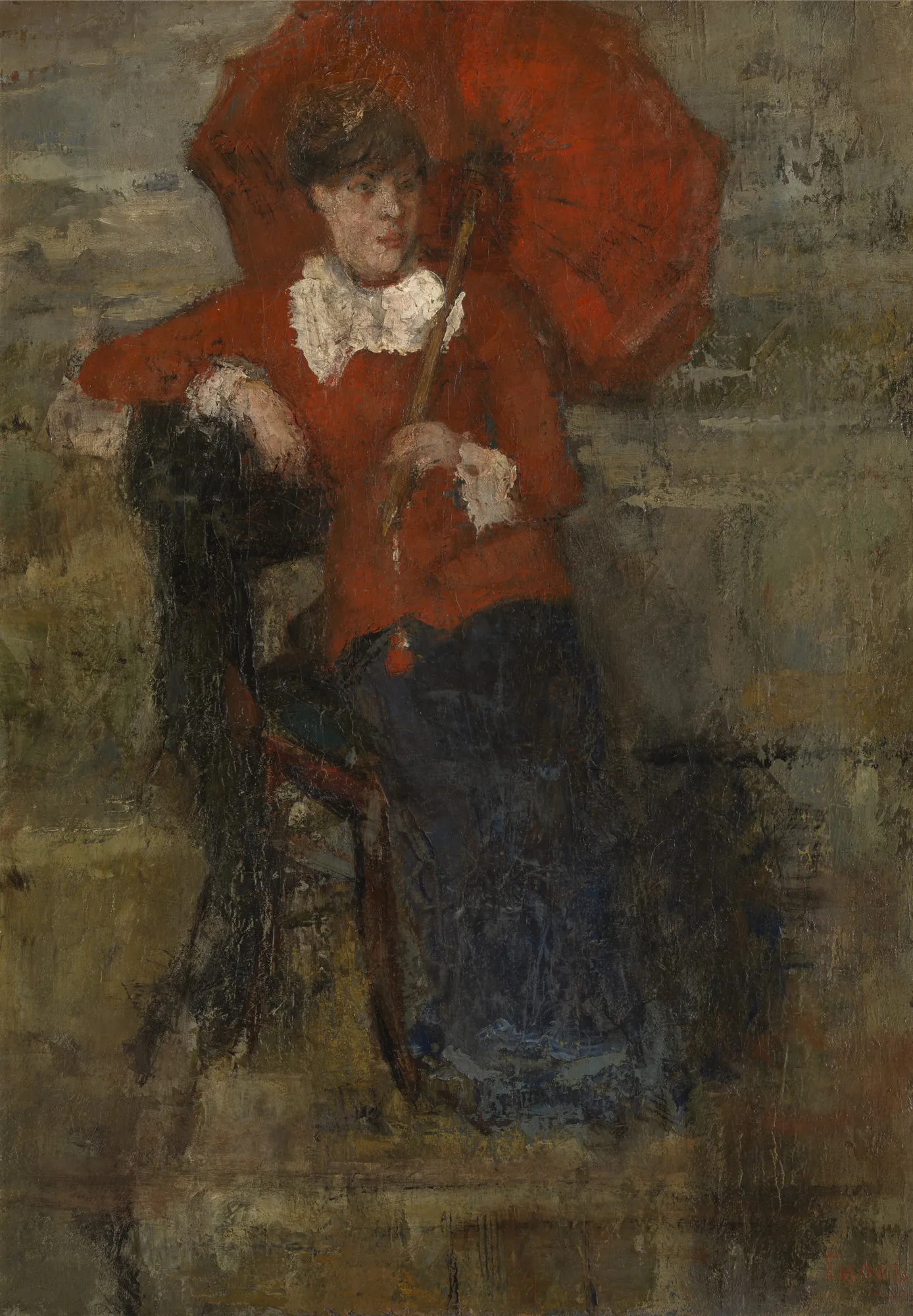 The Lady with a Red Parasol