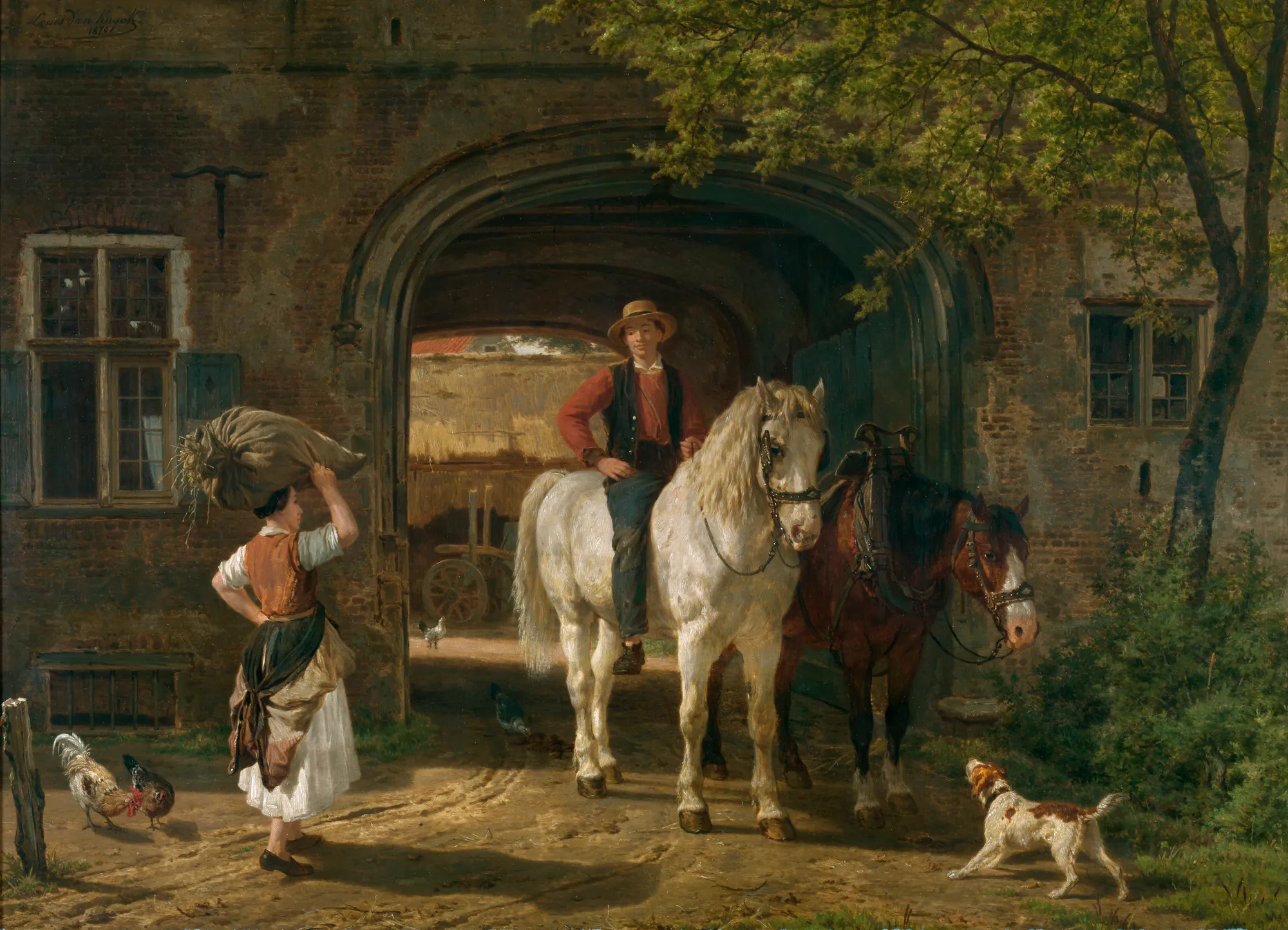 On Their Way to the Field