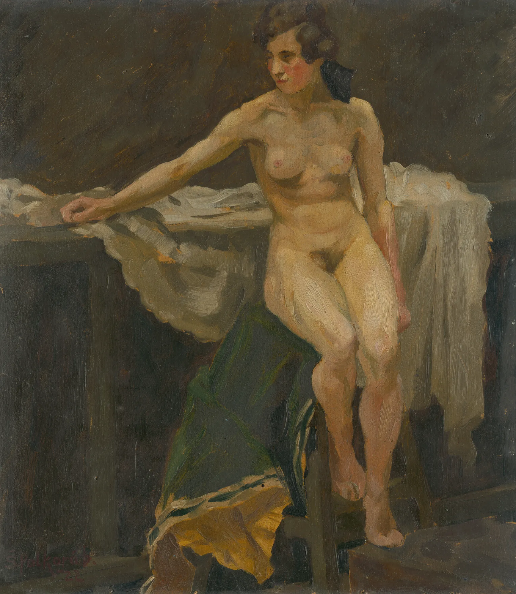 Female Nude Study (Štúdia ženského aktu)