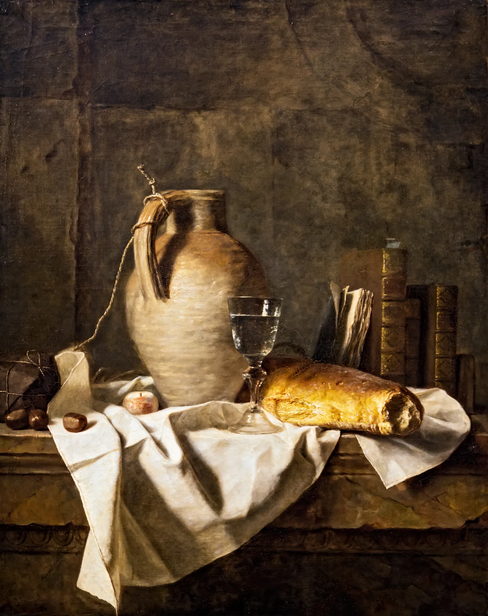 Preparations for a Rustic Lunch