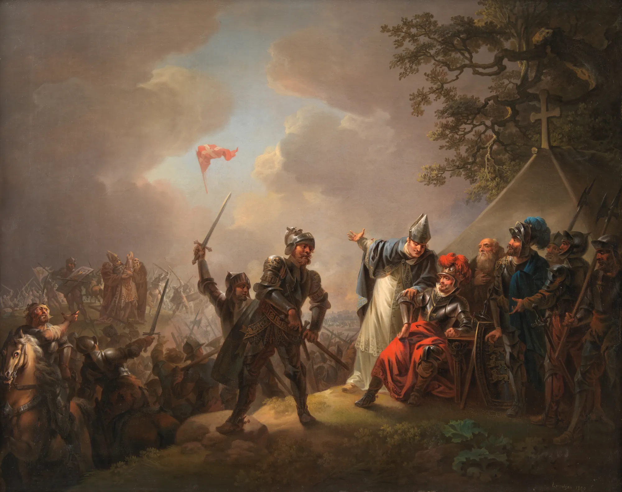The Legend of the Danish Flag Falling from the Heavens