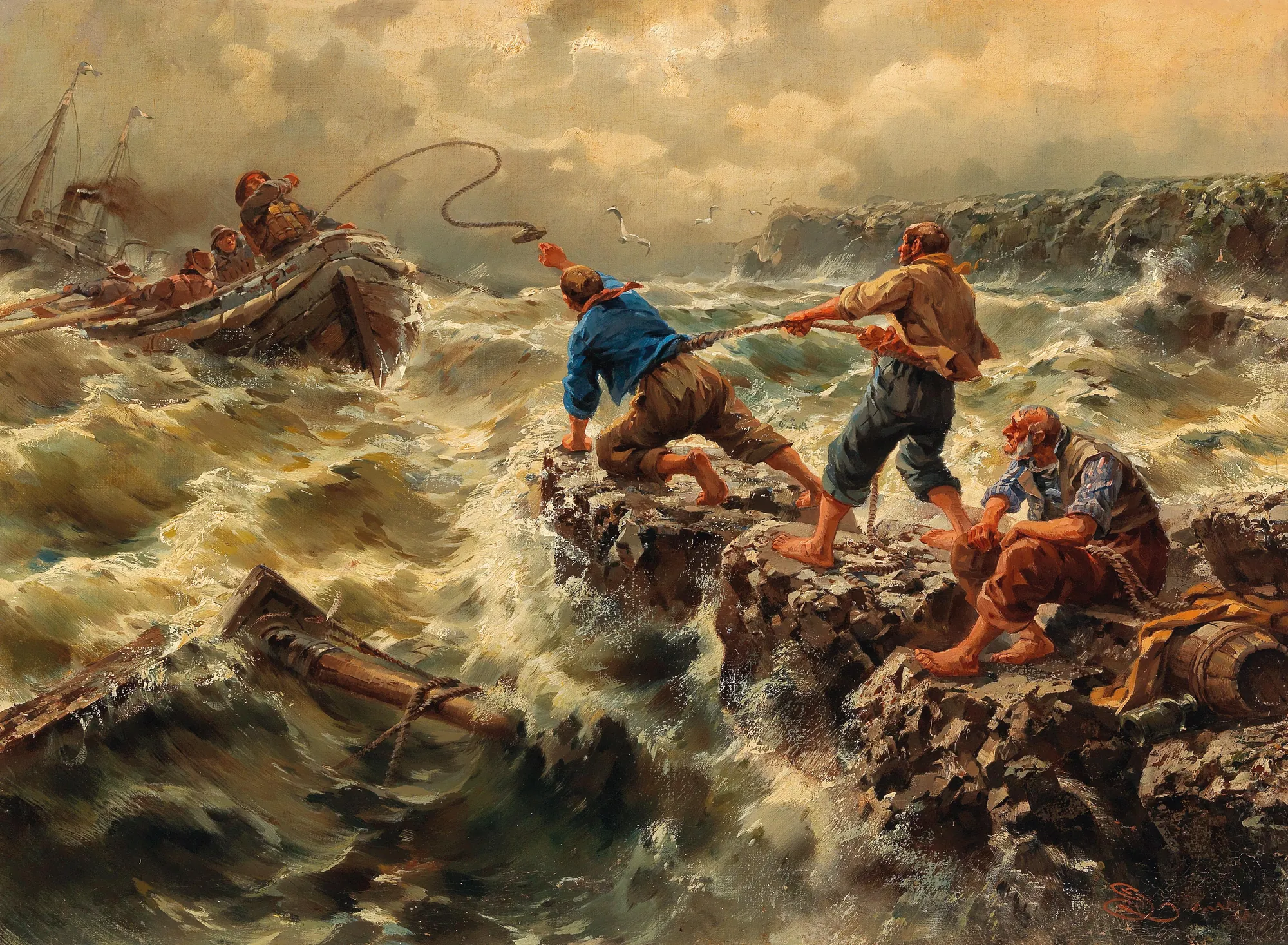 Saving the Shipwrecked Sailors