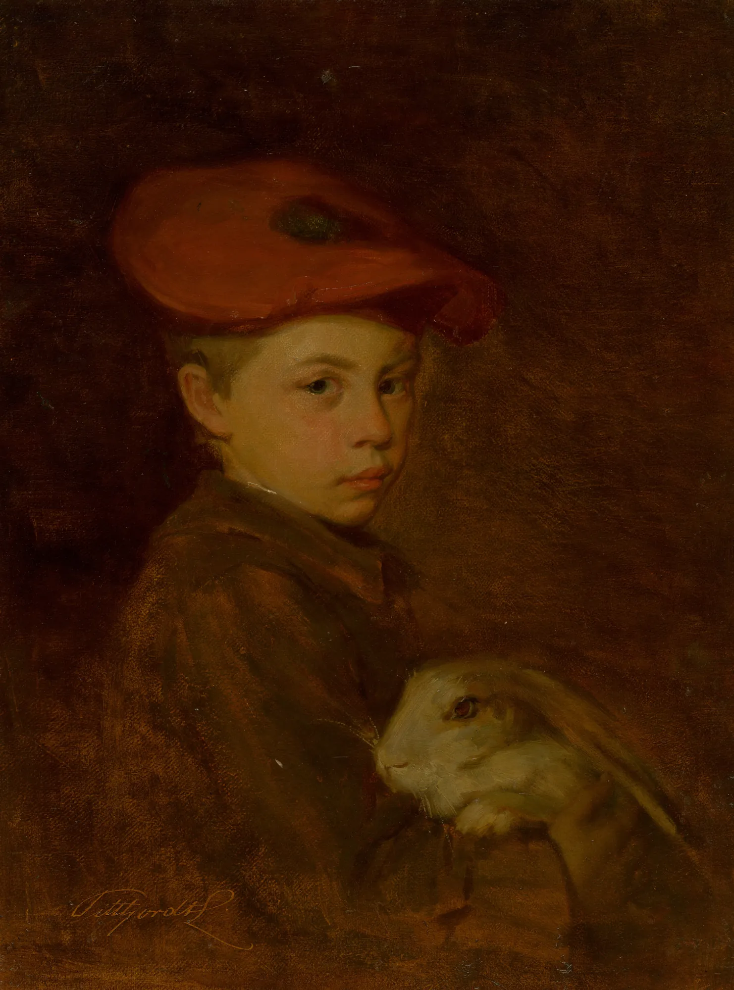 Boy with a Bunny