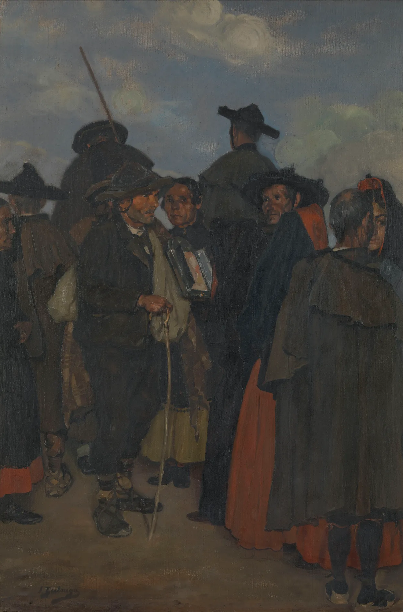 Spanish Farmers at a Market