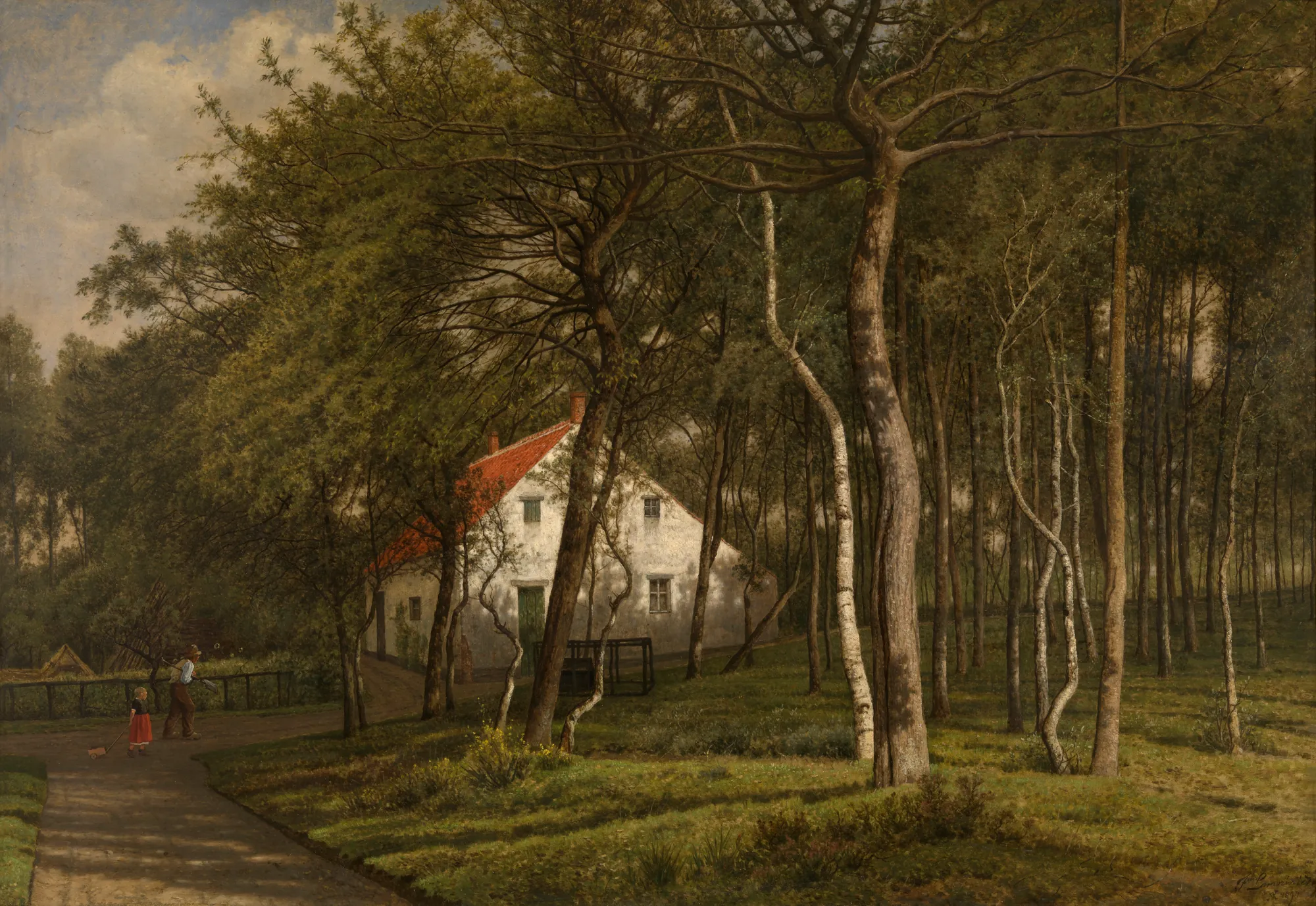 A Forester's Cottage in Putte