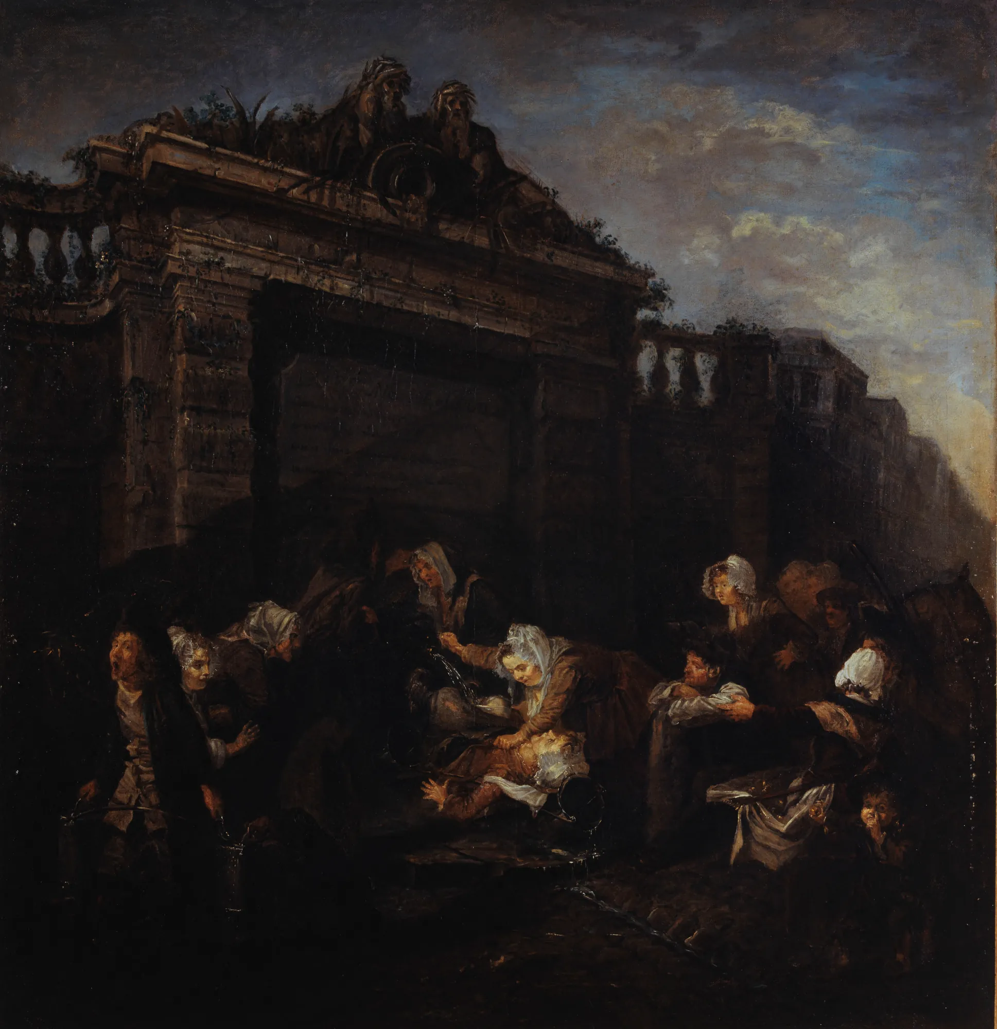 La dispute à la fontaine