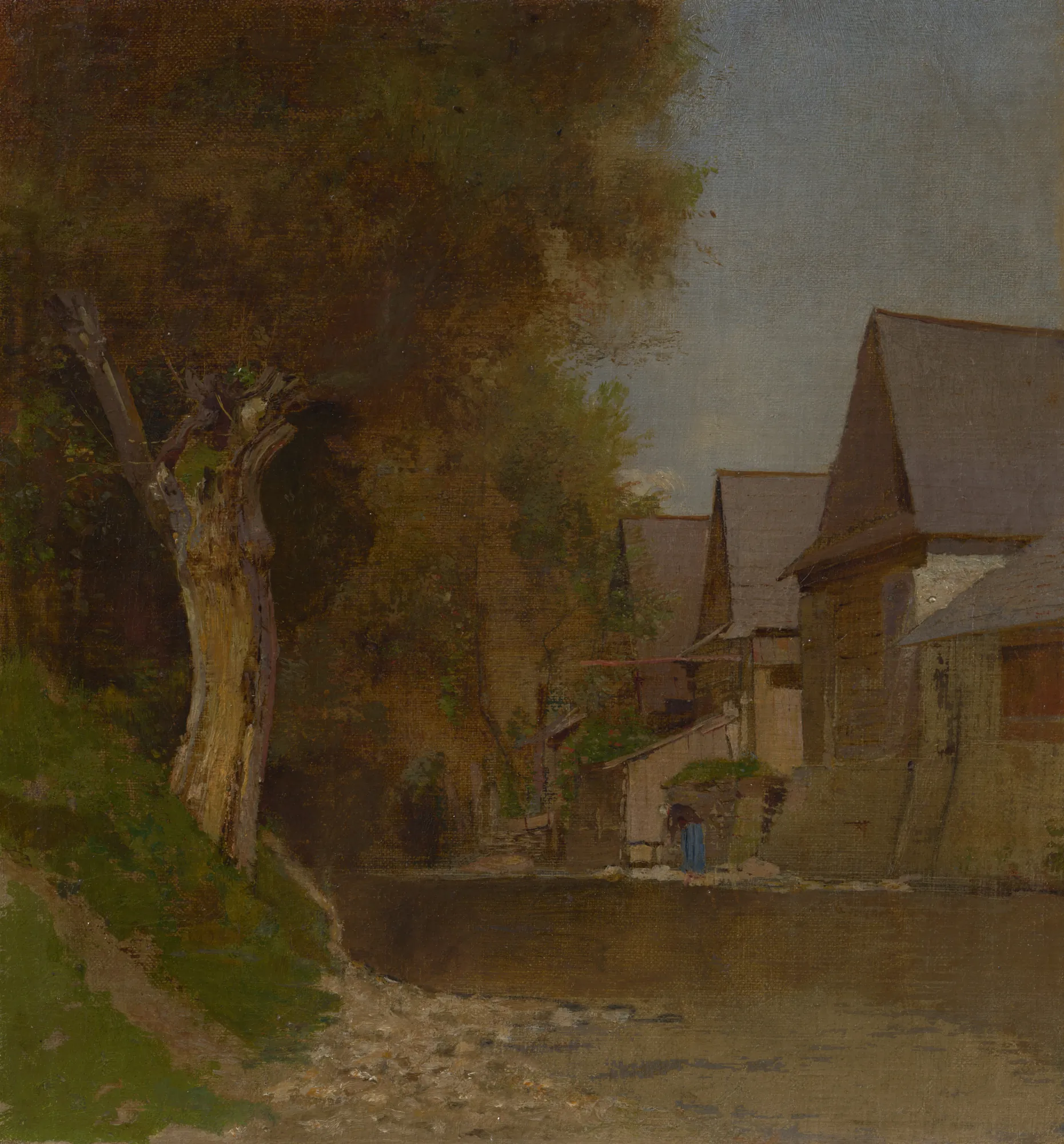 Village by the Stream