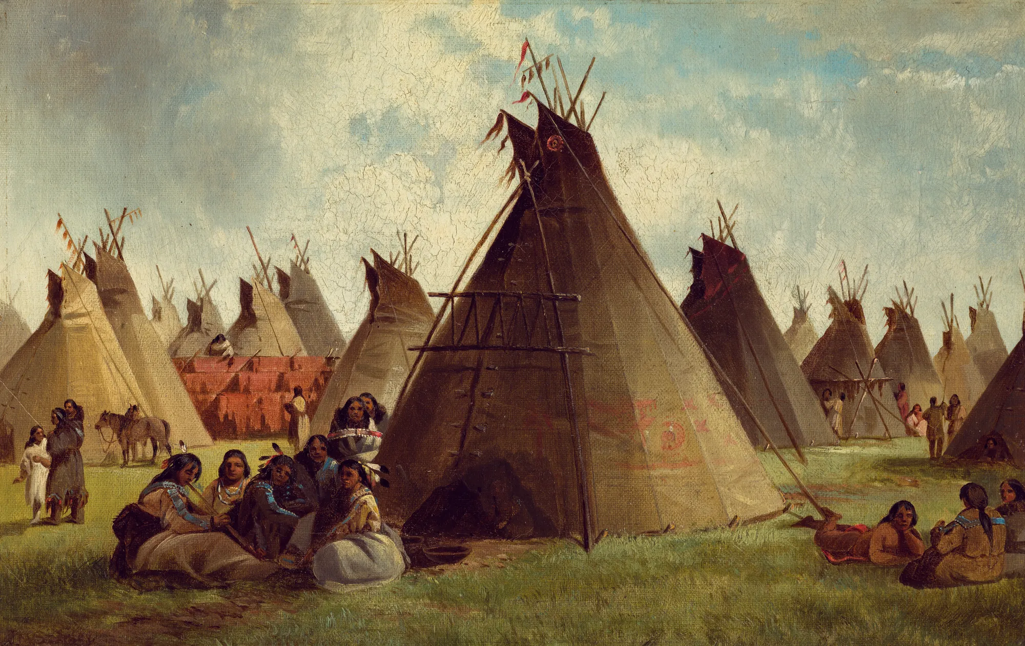 Prairie Indian Encampment