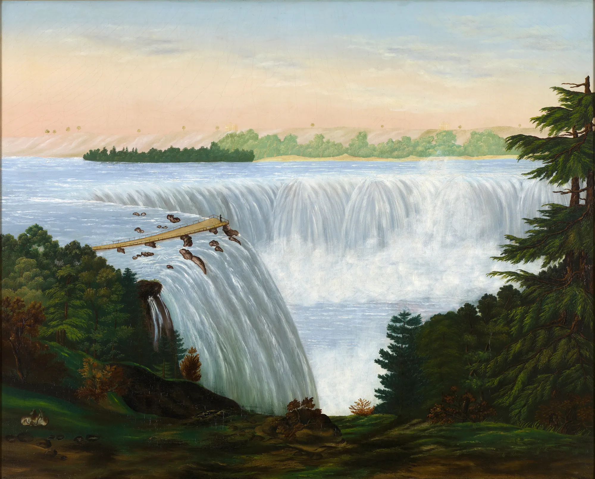 View of Niagara Falls from Goat Island