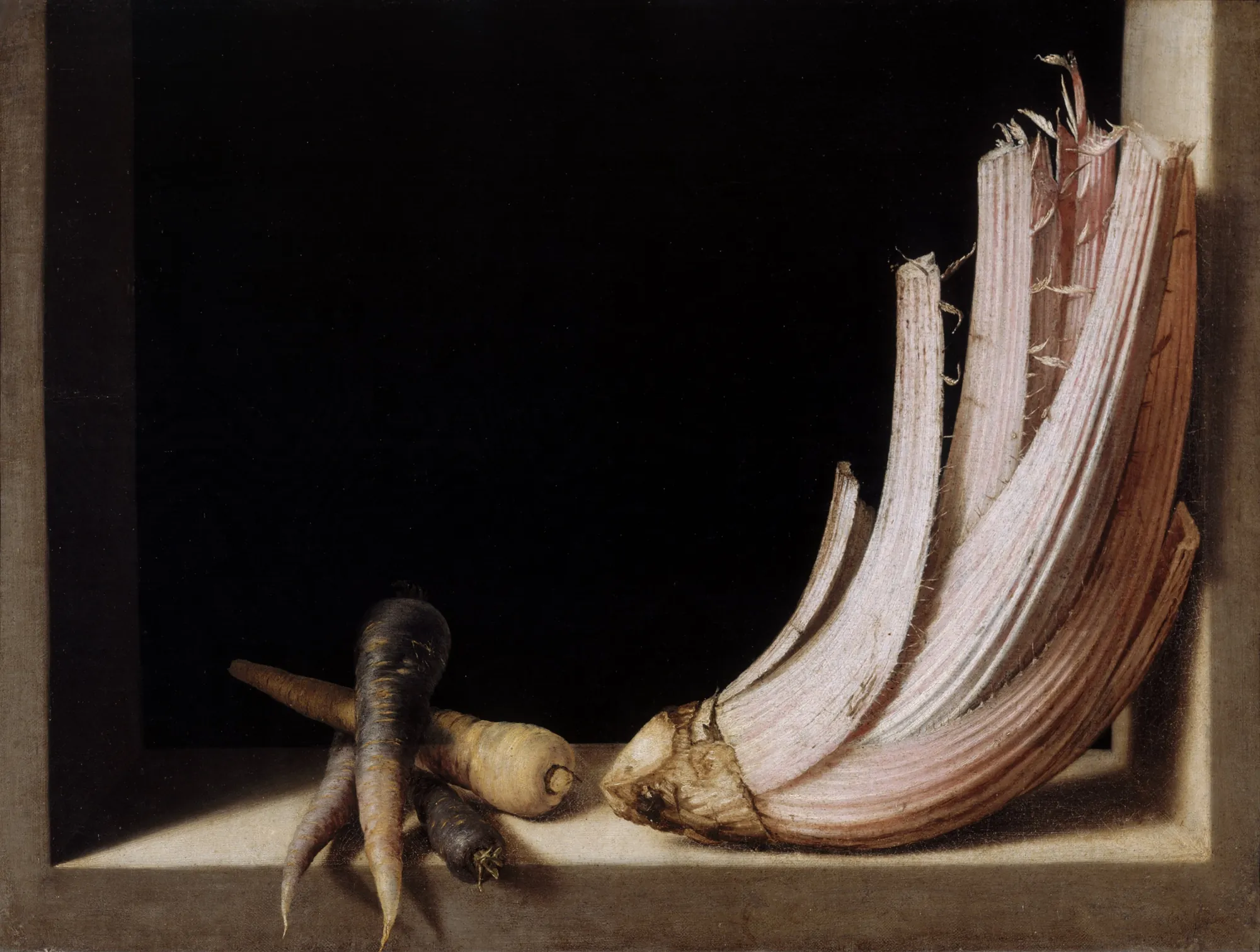 Still Life with Cardoon and Carrots