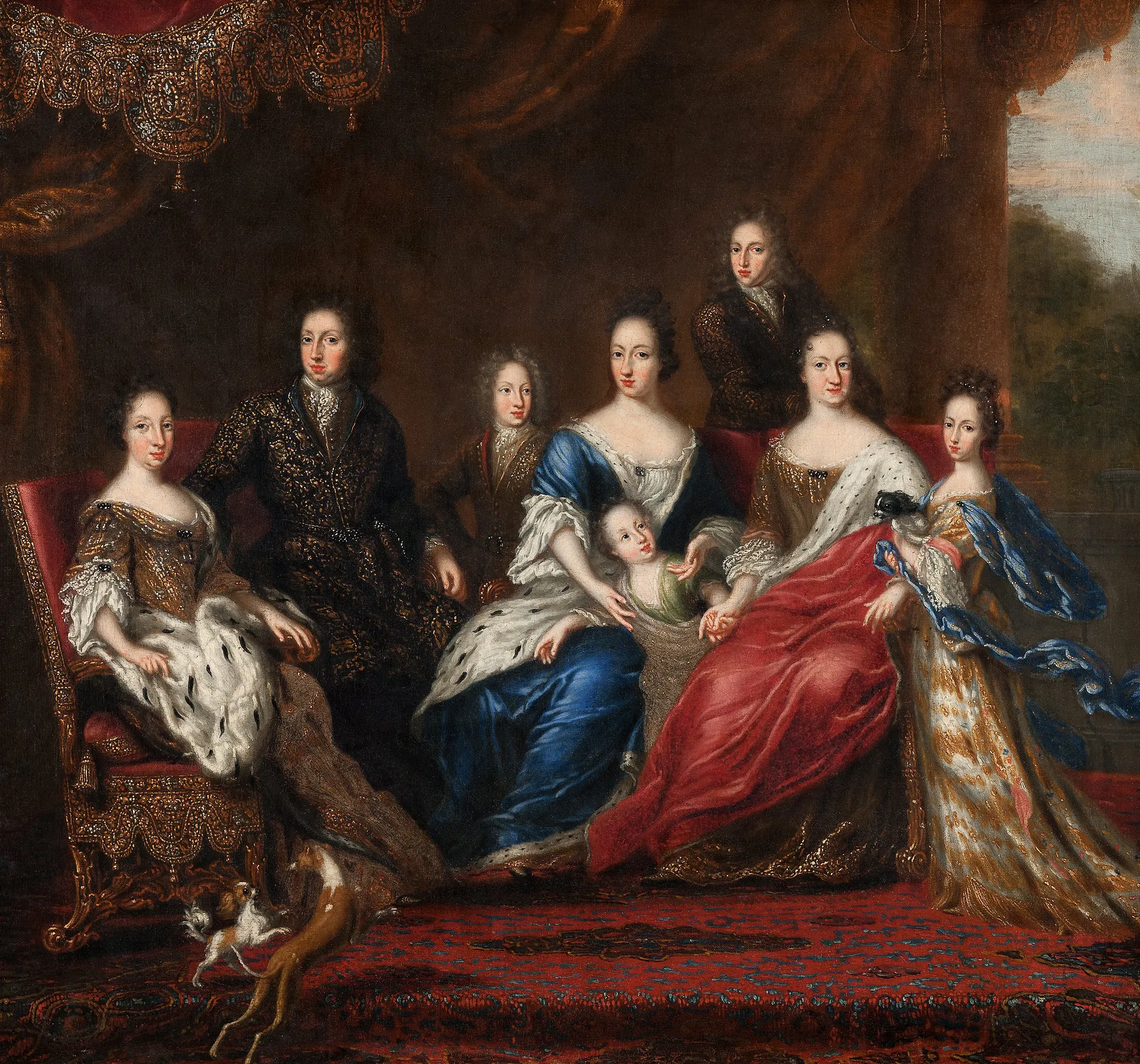 Charles XI’s Family with Relatives from Holstein-Gottorp