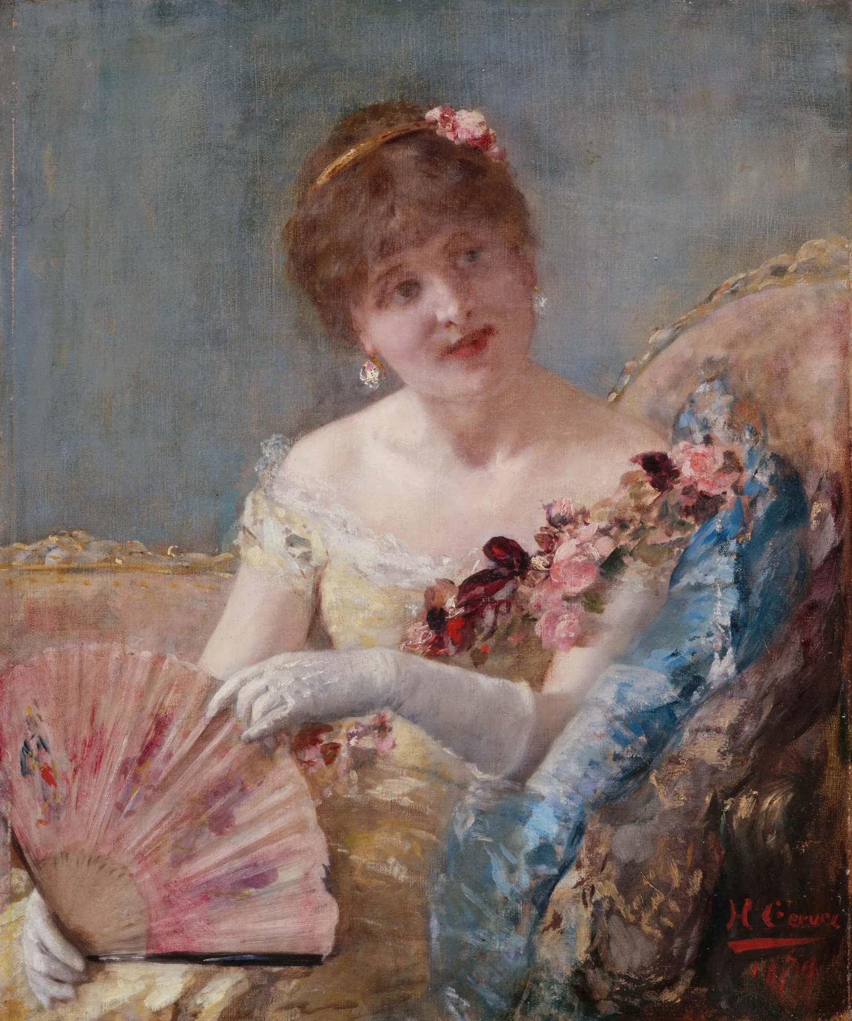 Femme à l'éventail (Portrait de Réjane)