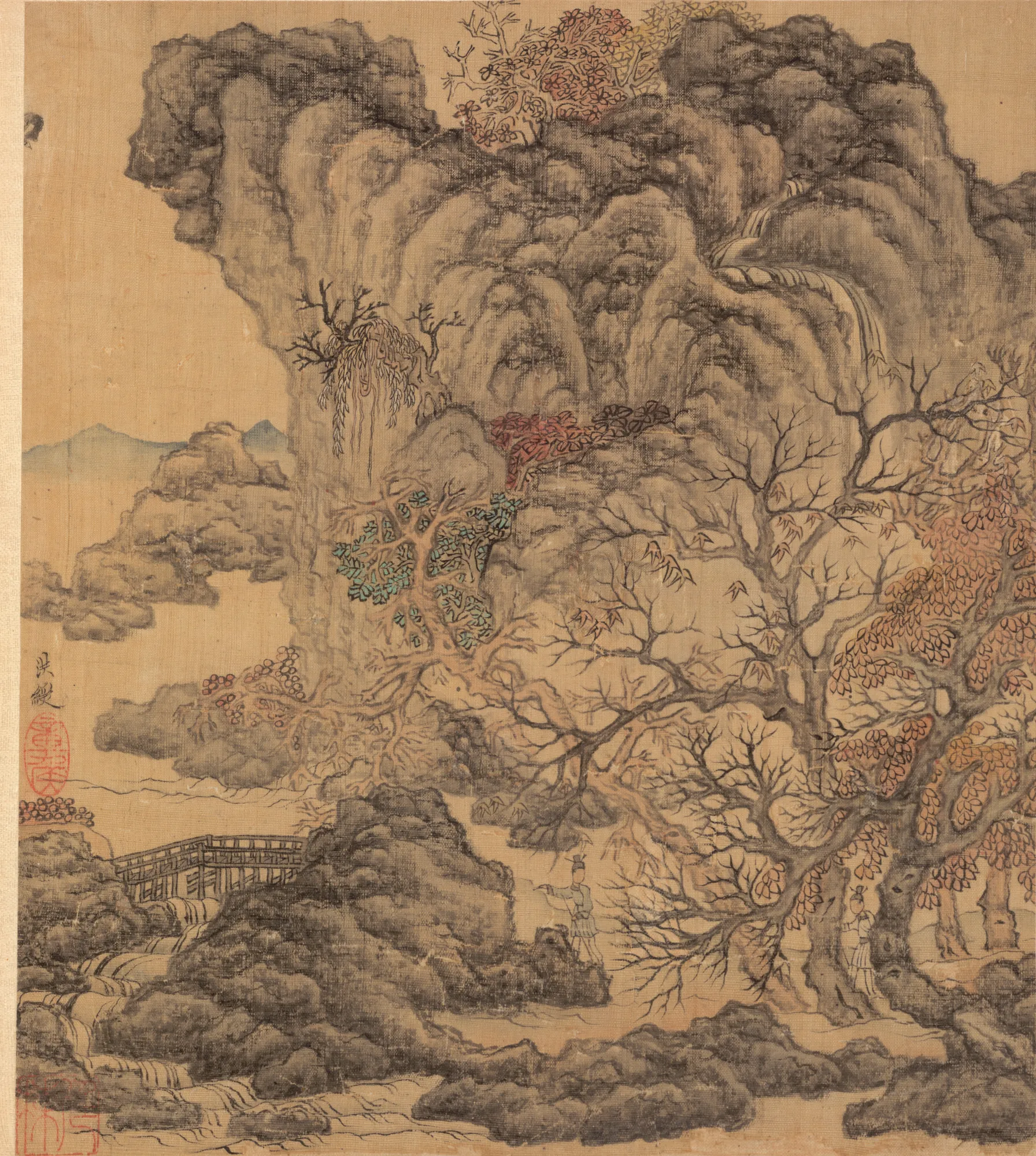 Travelers in an Autumn Landscape
