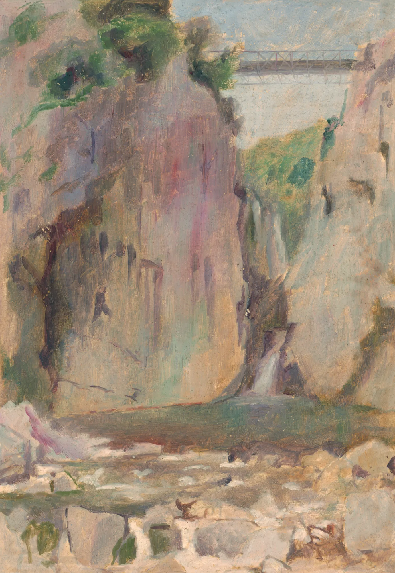 Landscape with a Waterfall