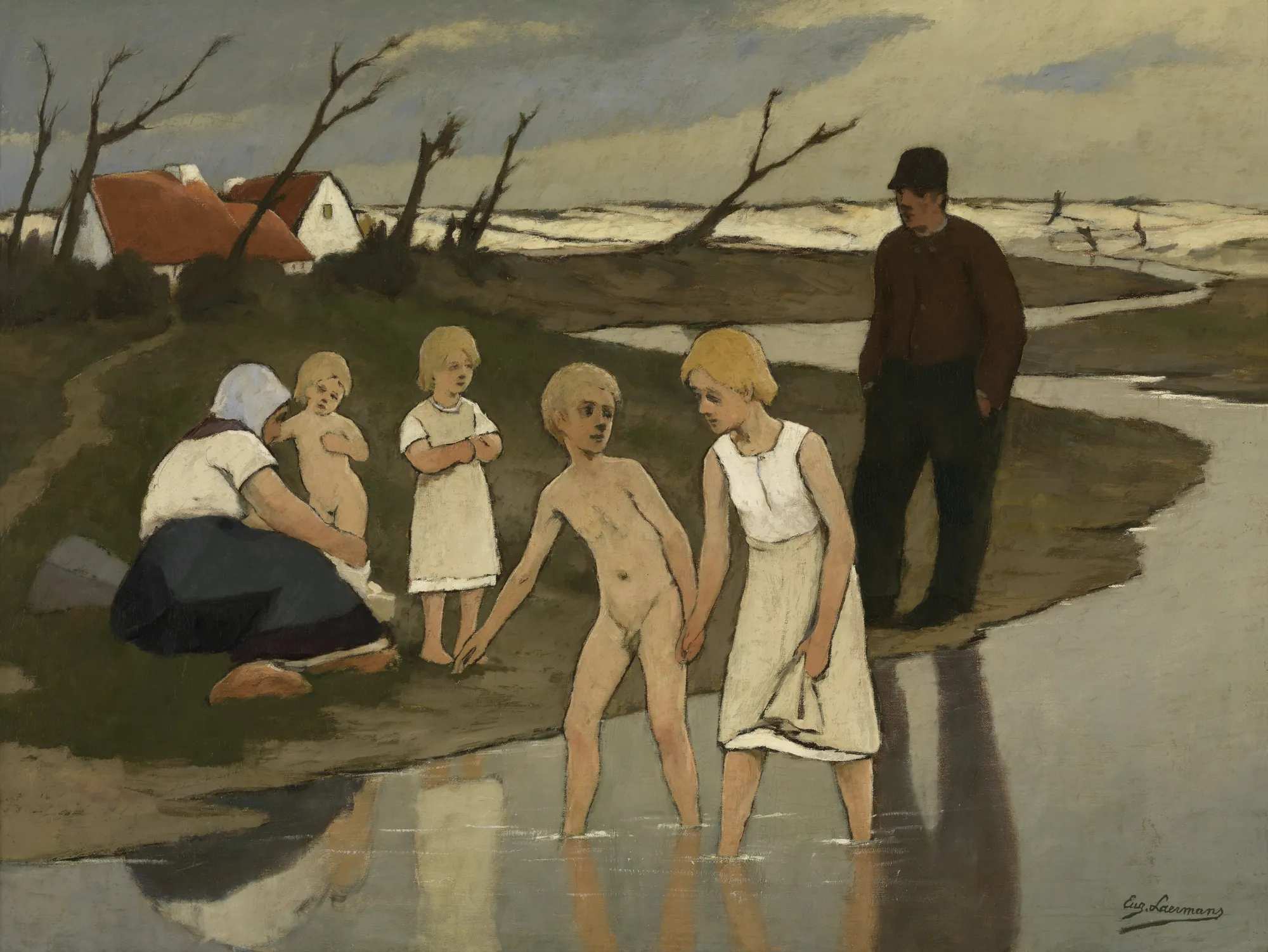 Bathing Children